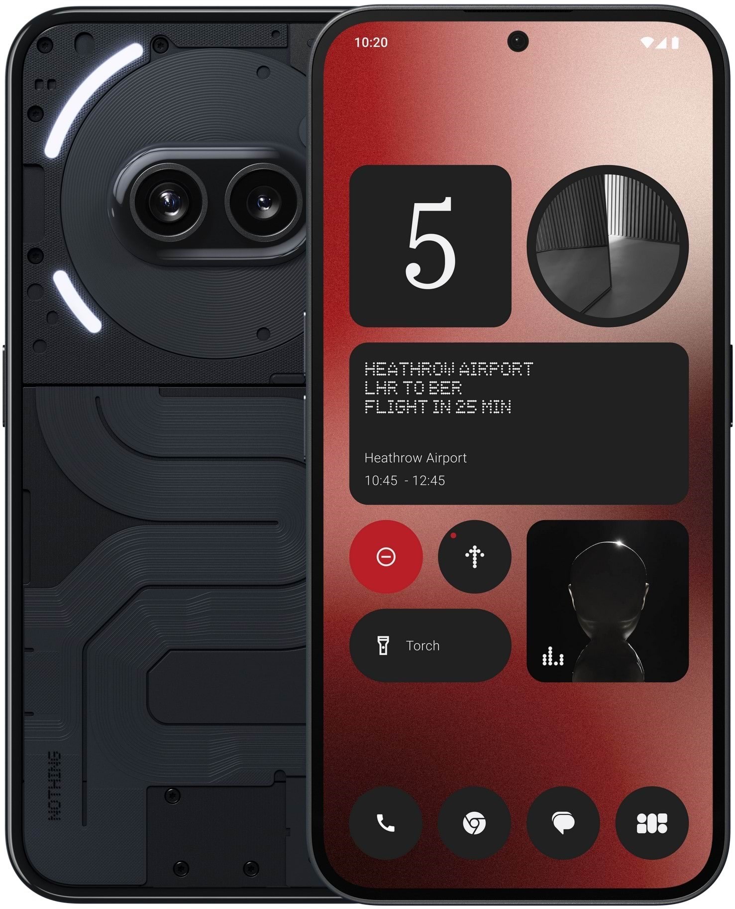 Nothing Phone (2a) 128GB/8GB - Black Mobiltelefon Sort A10400064