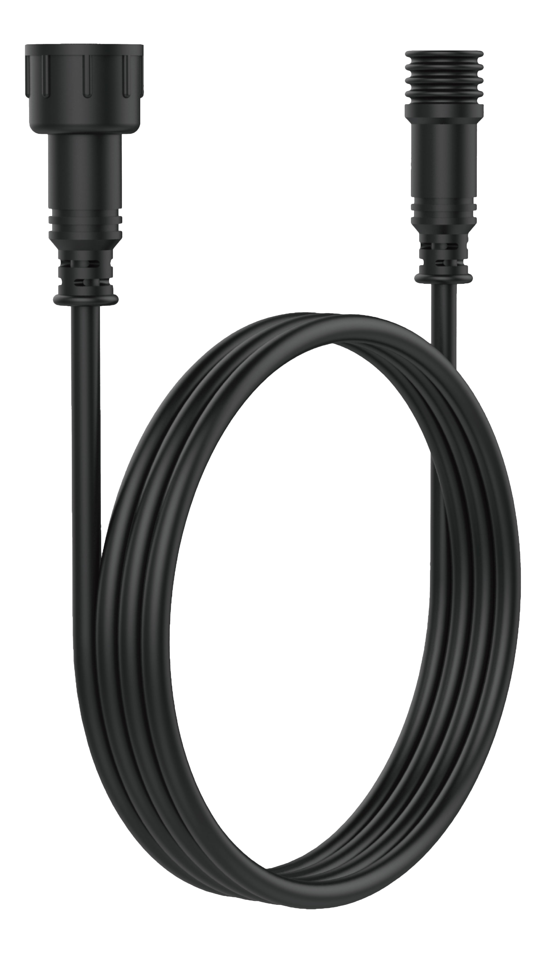 Deltaco 5-pin forlængerkabel til udendørs belysning, IP54, 5 m, sort Kabel SH-OLC01