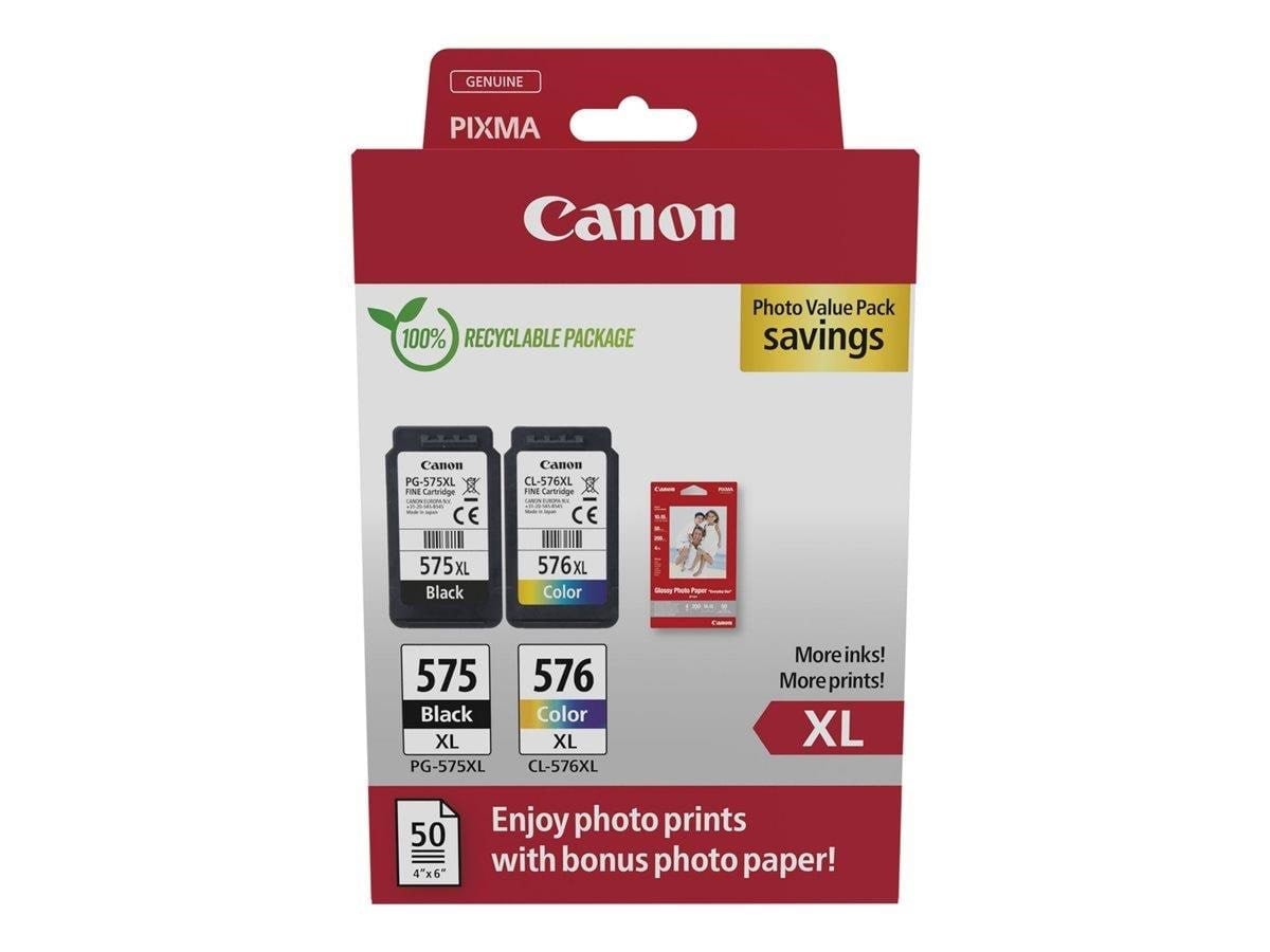 Canon PG-575XL/CL-576XL / 5437C006 High Value Pack Fotopapir