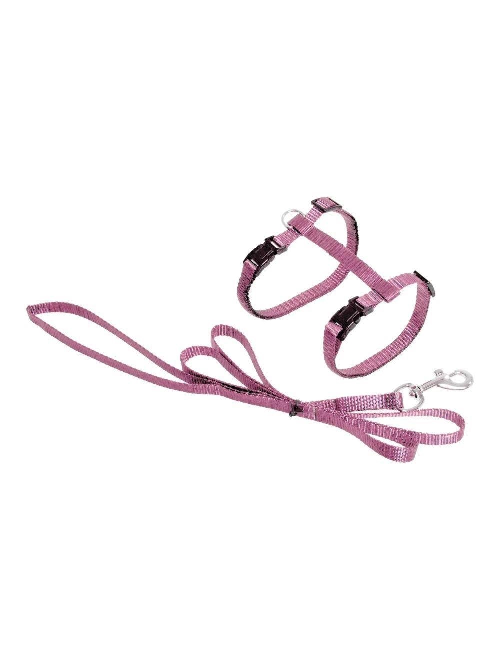 FLAMINGO - Ziggi Cat harness with line - Pink Katteudstyr 5415245135700