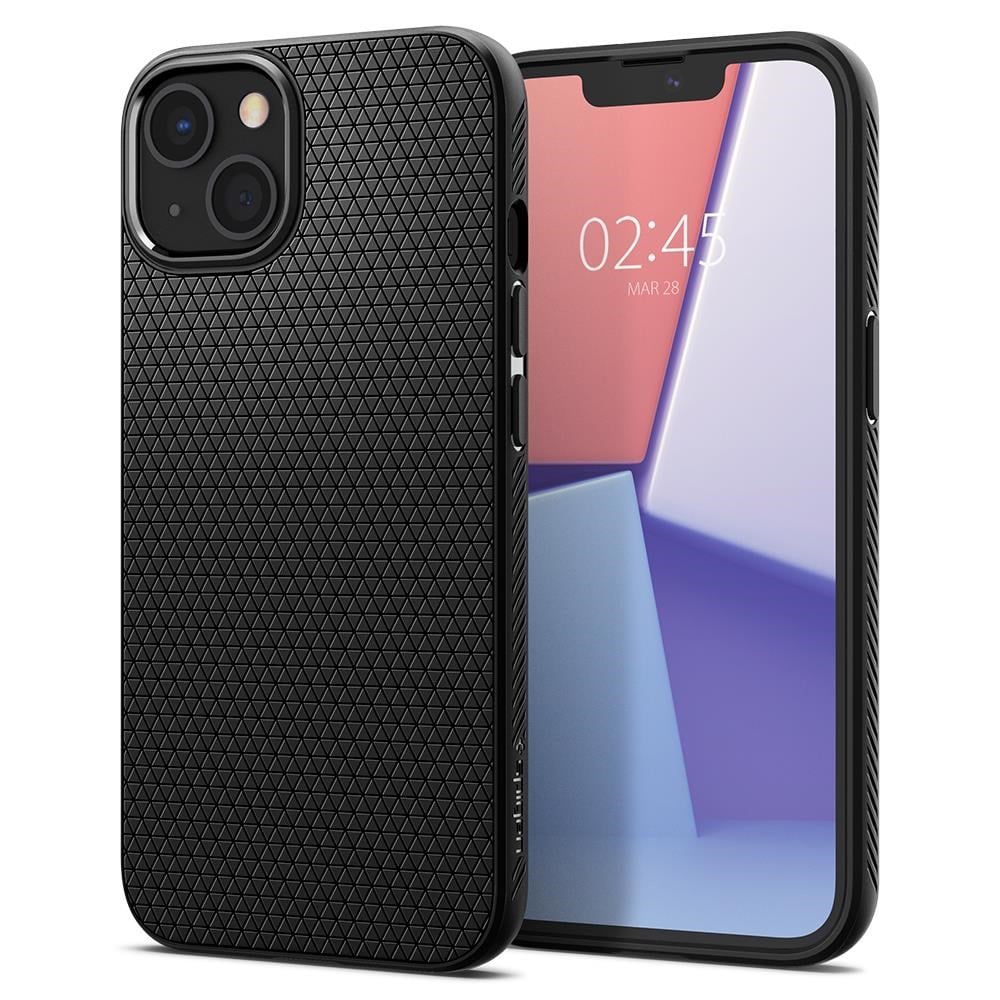 Spigen Liquid Air - matte black - iPhone 13 mini Mobilcover ACS03315