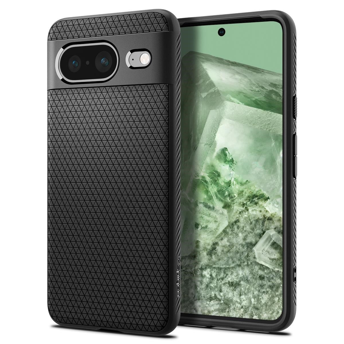 Spigen Liquid Air - matte black - Google Pixel 8 Mobilcover ACS06274