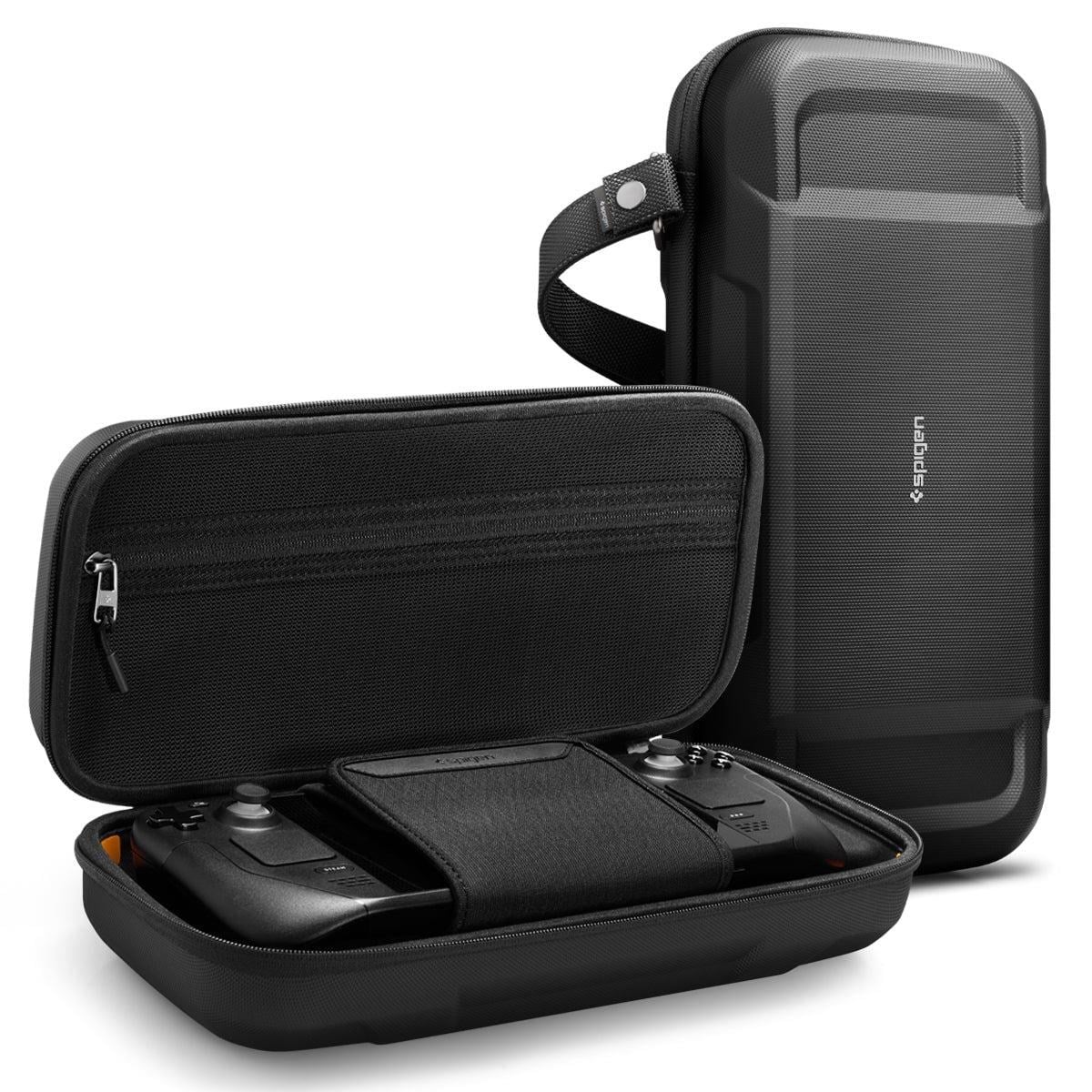 Spigen Rugged Armor Pro Pouch - black - Steam Deck Spil Tilbehør AFA03731