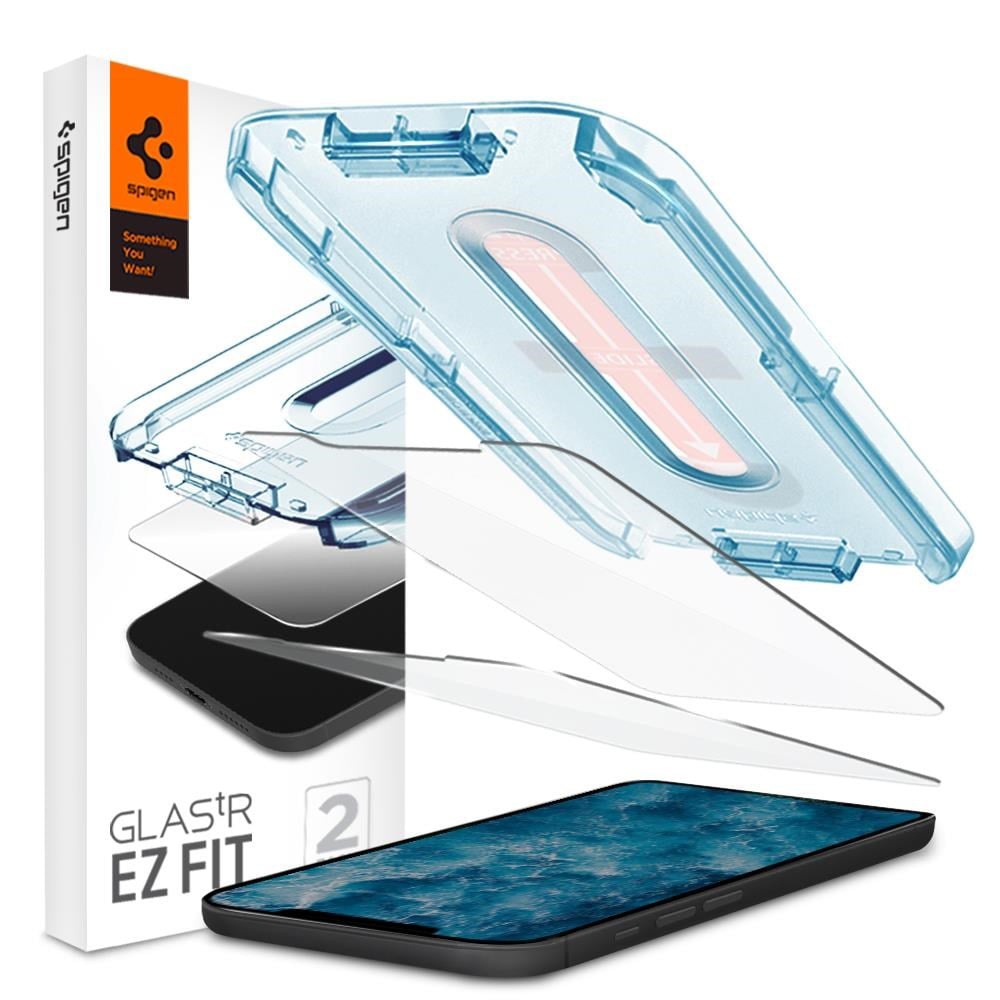 Spigen Glas tR EZ Fit - 2 Pack - iPhone 12/Pro Beskyttelsesglas AGL01801