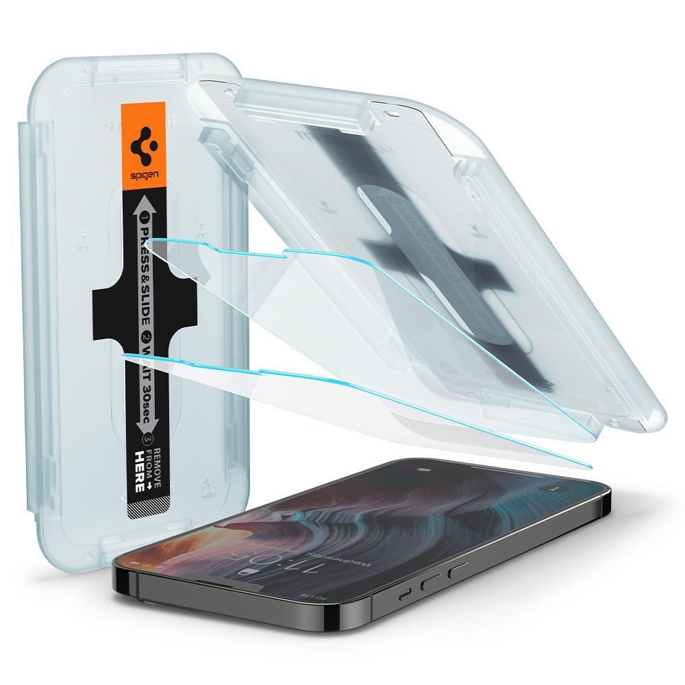 Spigen tR EZ Fit 2 Pack - transparency - iPhone 14 Plus/iPhone 13 Pro Max Beskyttelsesglas AGL03375