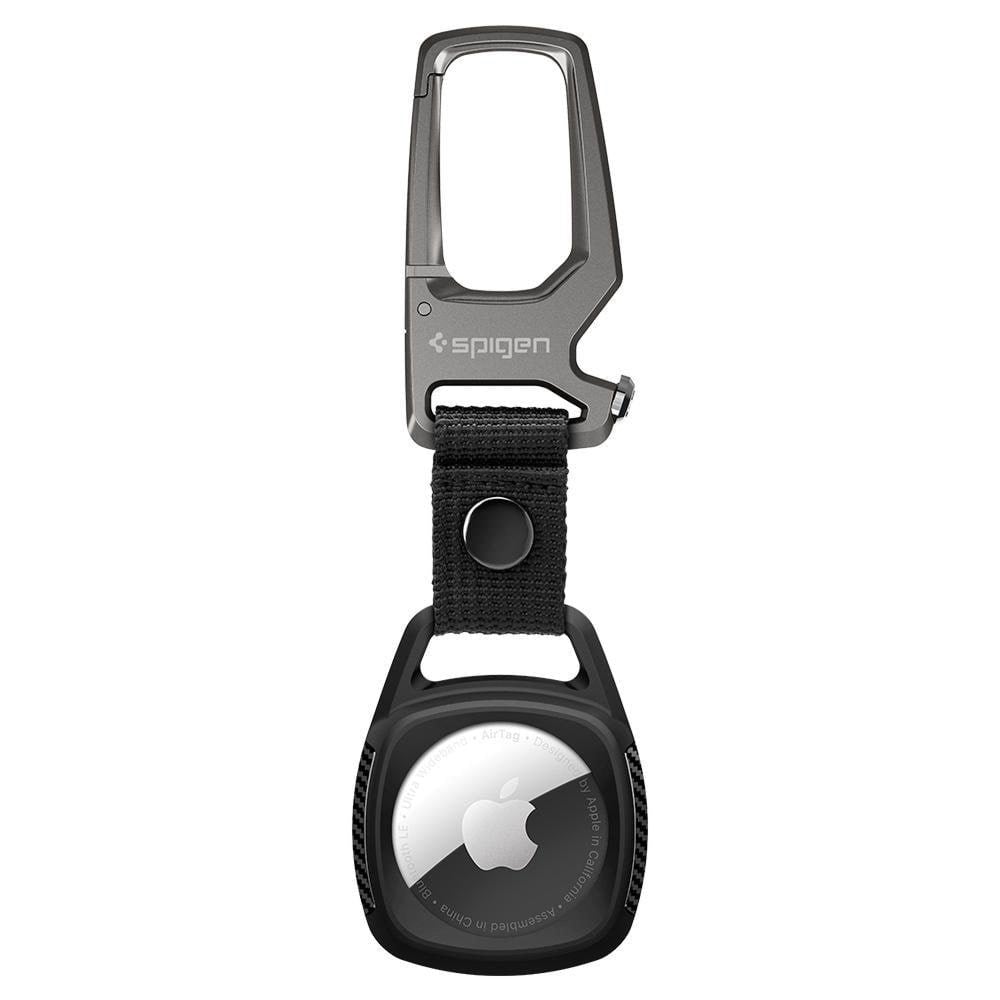 Spigen Rugged Armor - black - Apple AirTag Mobil Tilbehør AMP01565