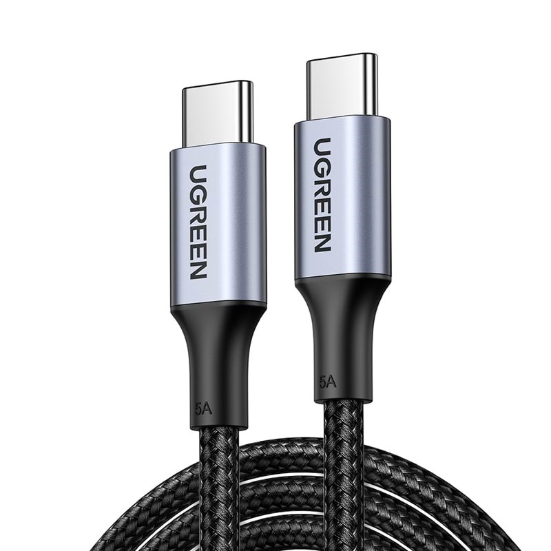 UGREEN USB-C USB-C - 100W - 1m - Sort Usb Kabel 70427