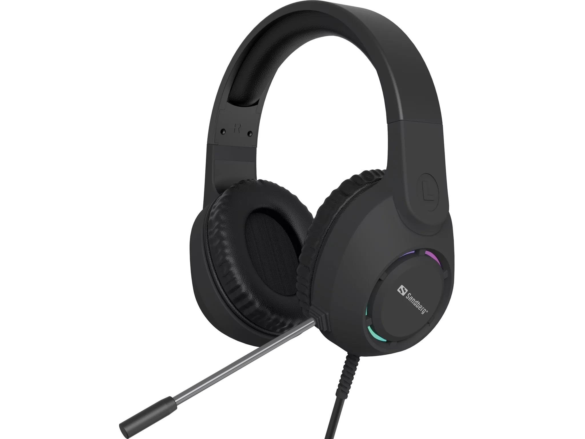 Sandberg BossBlaster USB Headset Hovedtelefoner Og Headset Sort 126-49