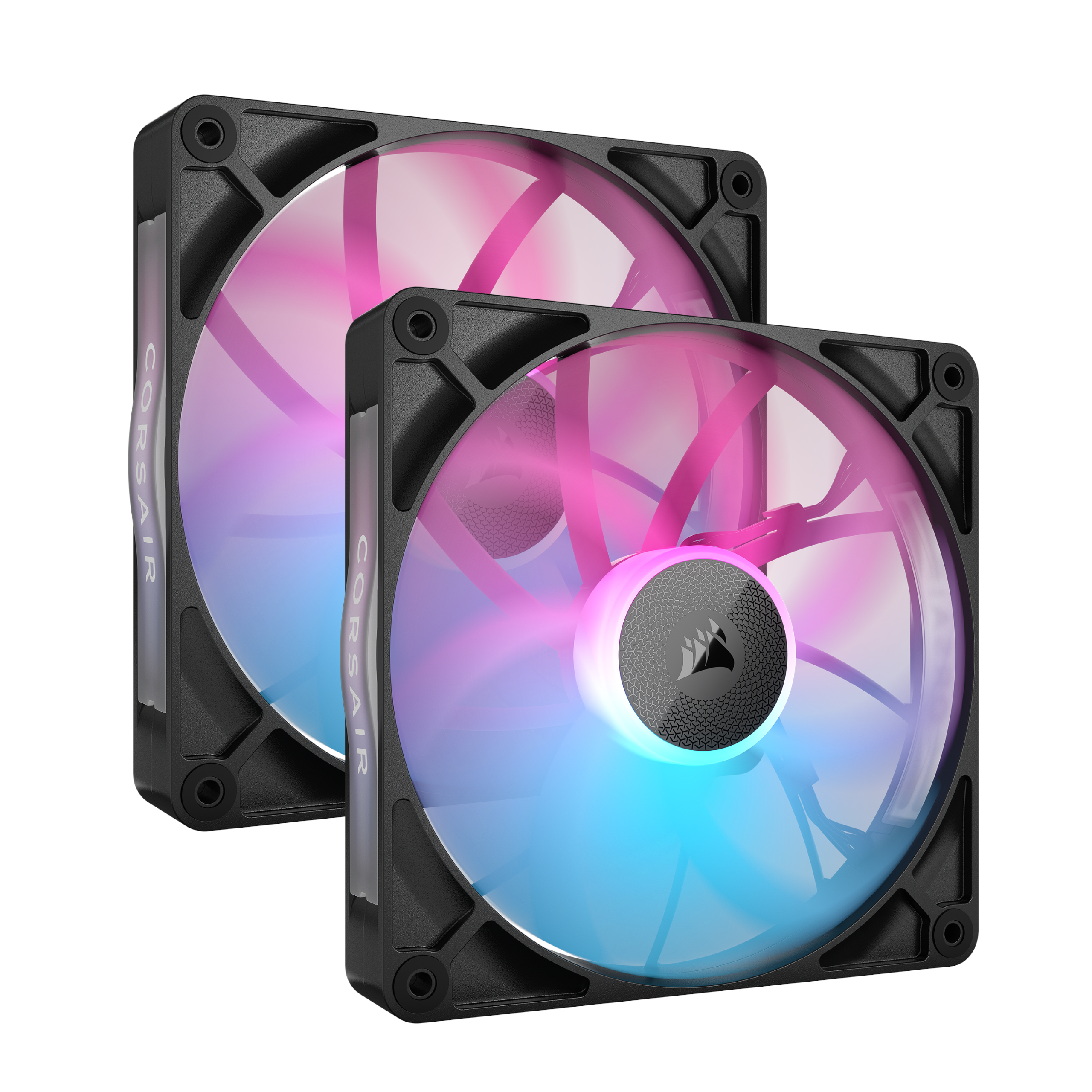 Corsair iCUE LINK RX140 RGB 2-pack - Kabinet køler - 140mm - Sort med RGB LED lys - 36 dBA Kabinetkøler CO-9051020-WW