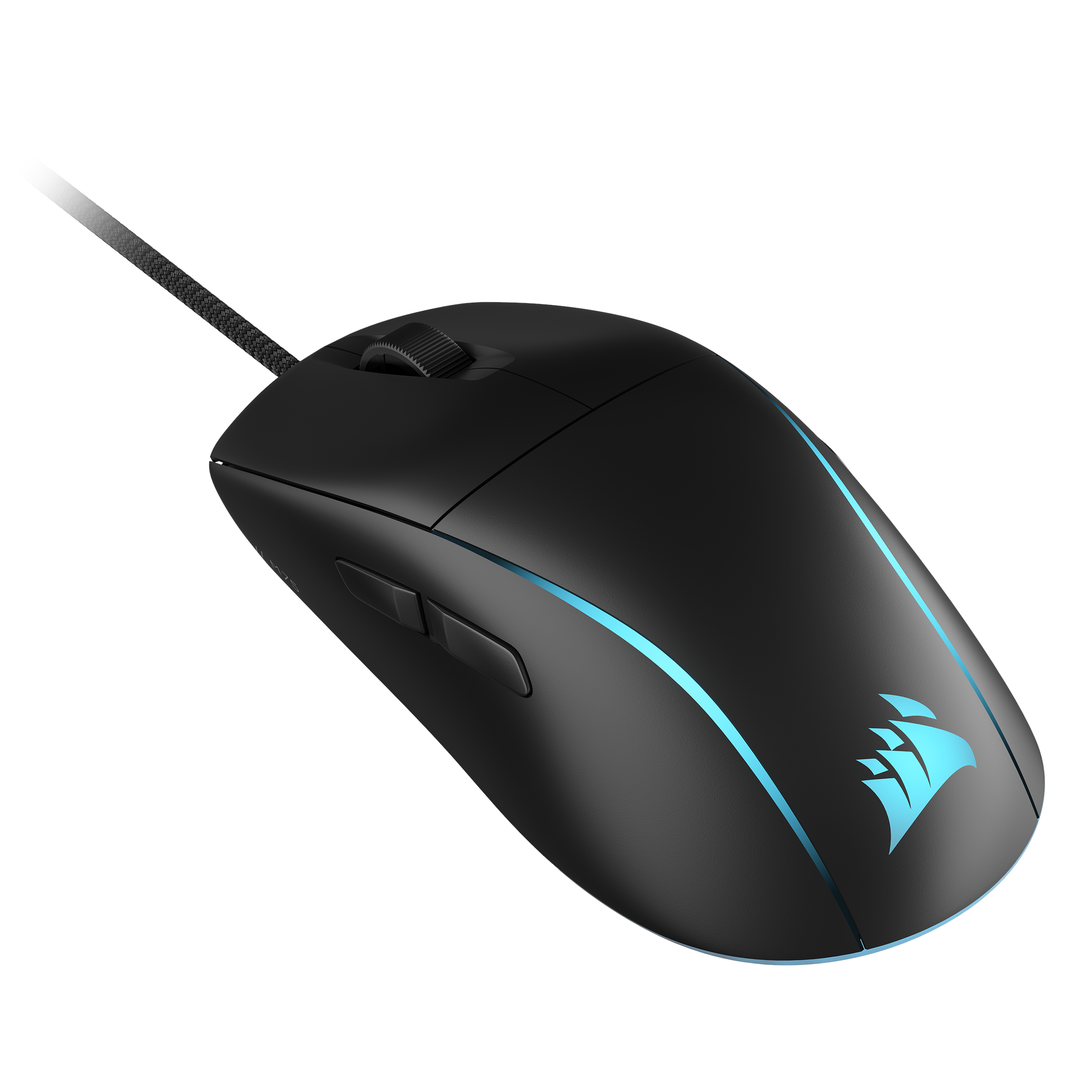 Corsair M75 Lightweight RGB - Gaming Mus - Optisk - 6 knapper - Sort med RGB lys