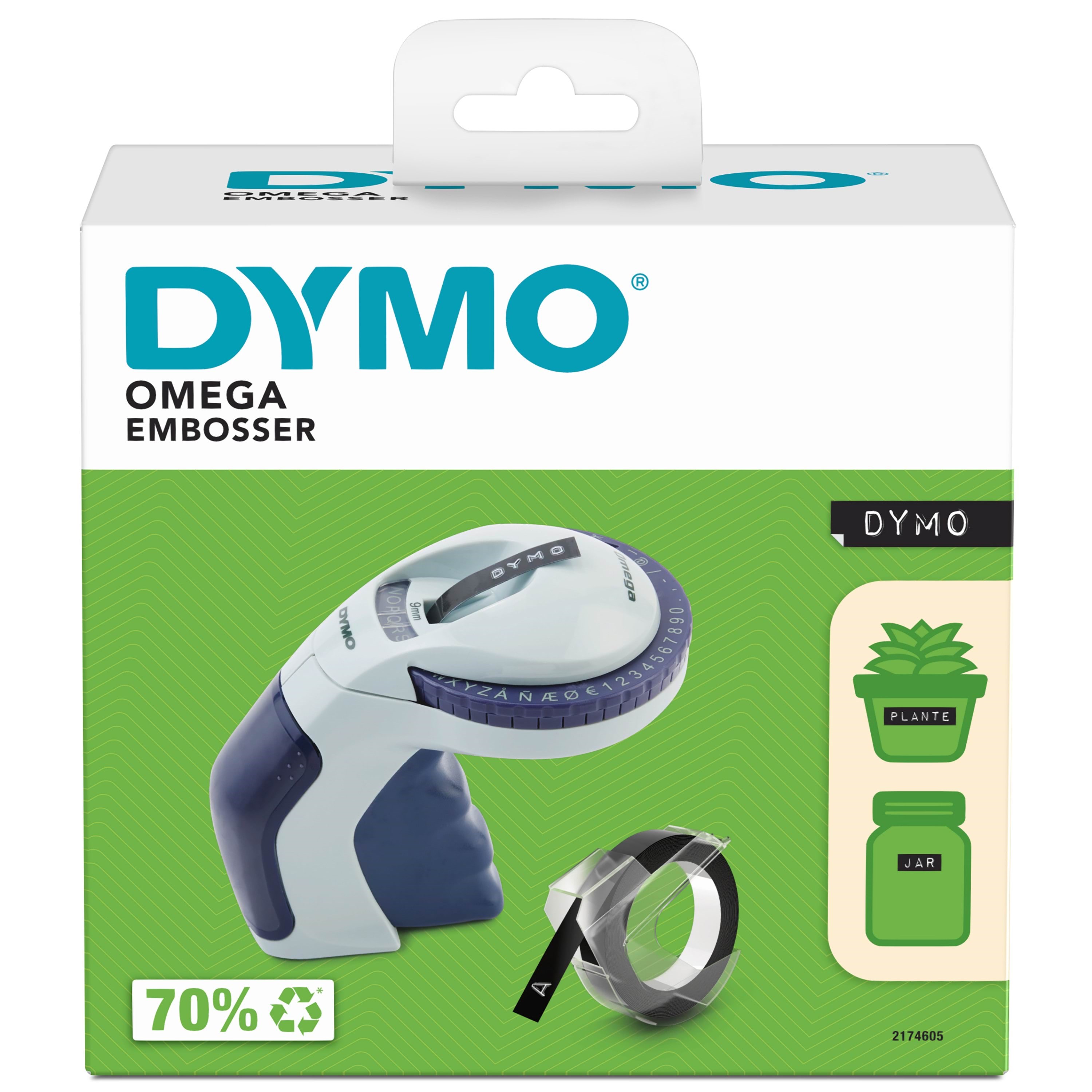 DYMO Omega Prægemaskine DK/NO
