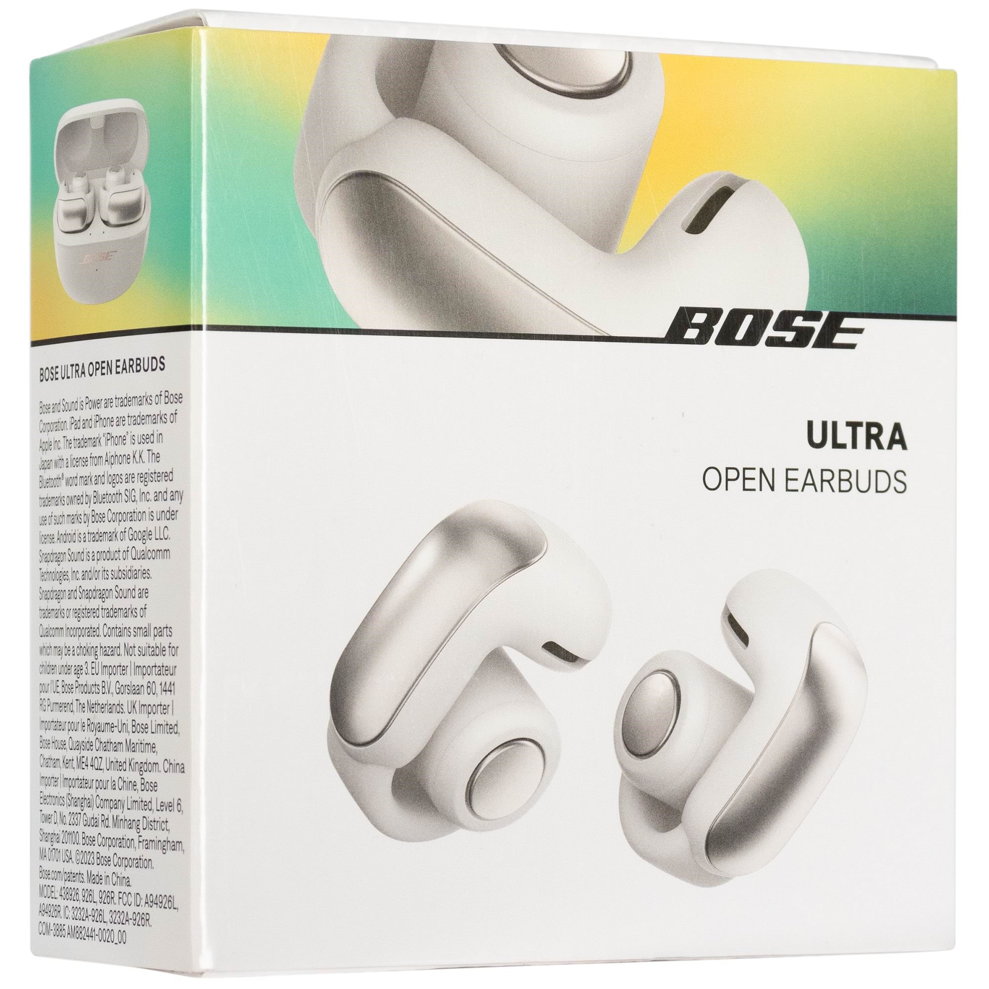 Bose Ultra Open Earbuds - White Smoke Hovedtelefoner Og Headset Hvid 881046-0020