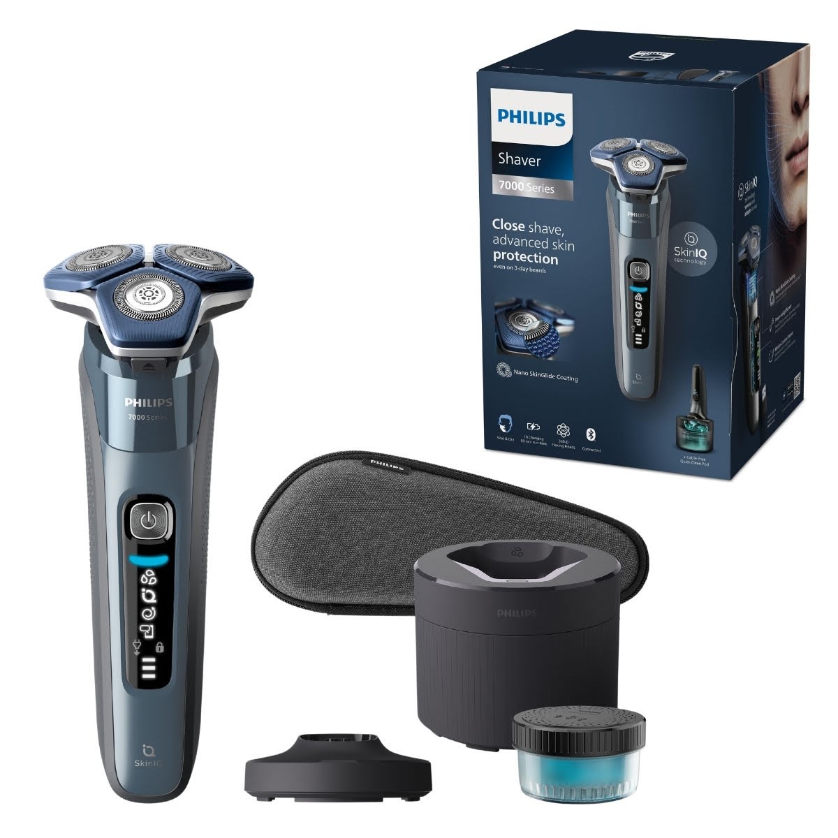 Philips Barbermaskine Series 7000 S7882 - ice blue Barbermaskine S7882/55