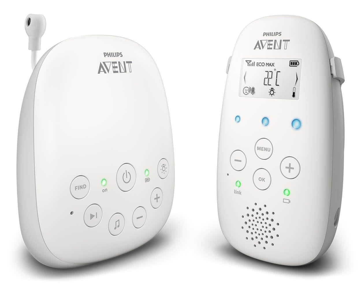 Philips Advanced Babyalarm DECT Babyudstyr SCD713/26