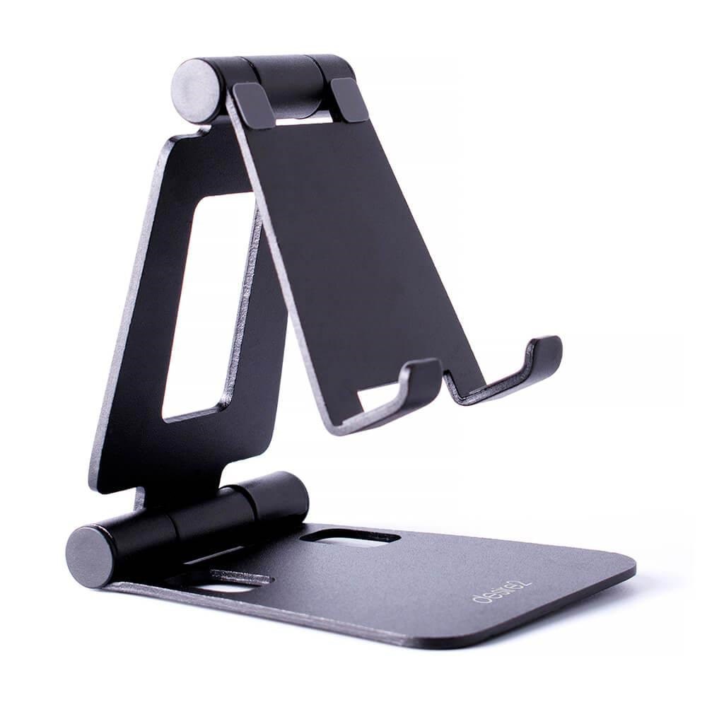 Desire2 Folding Phone Holder Aluminium Black Mobil Tilbehør D2FPHOLBK