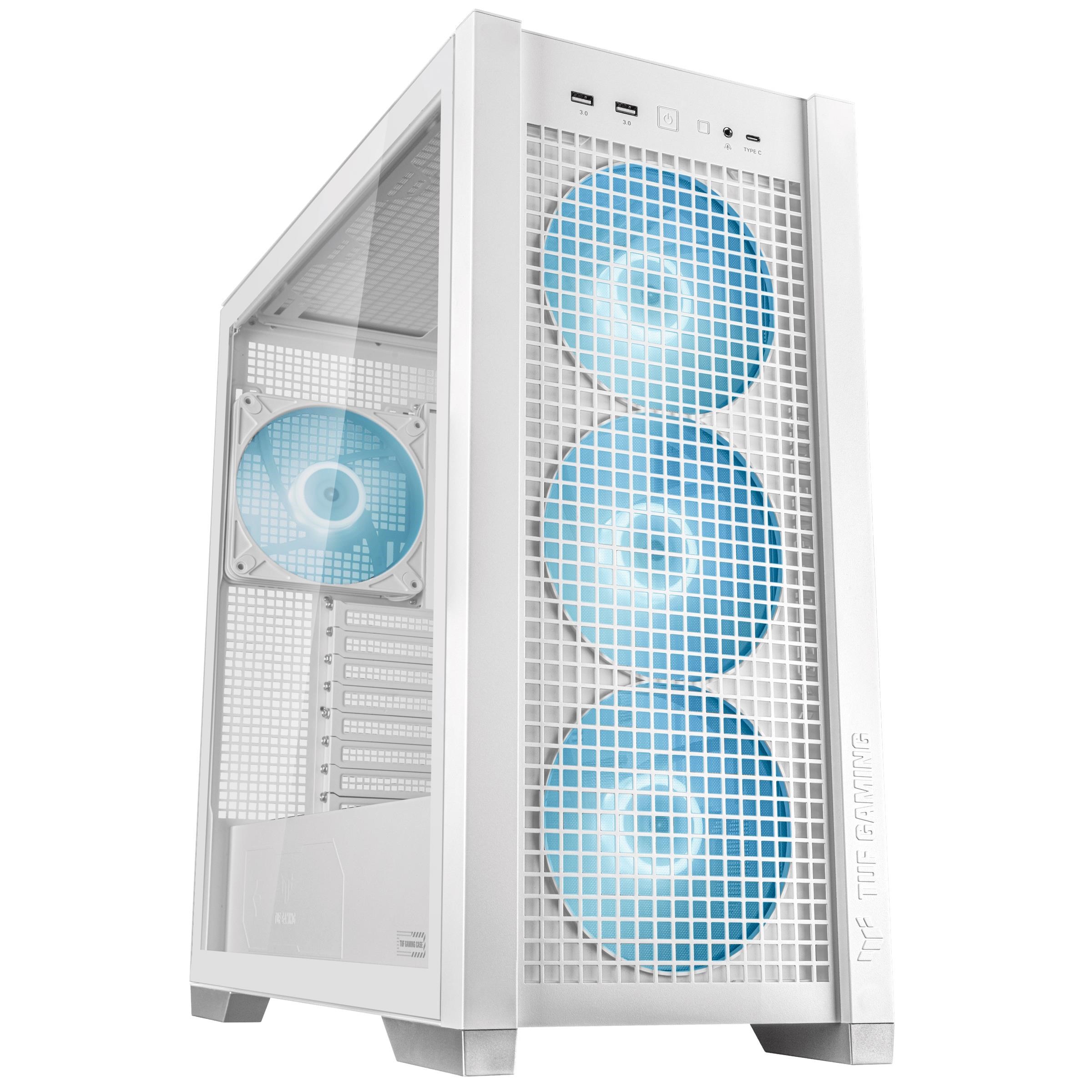 ASUS TUF Gaming GT302 - Kabinet - Tower - Hvid Kabinet 90DC00I3-B19000