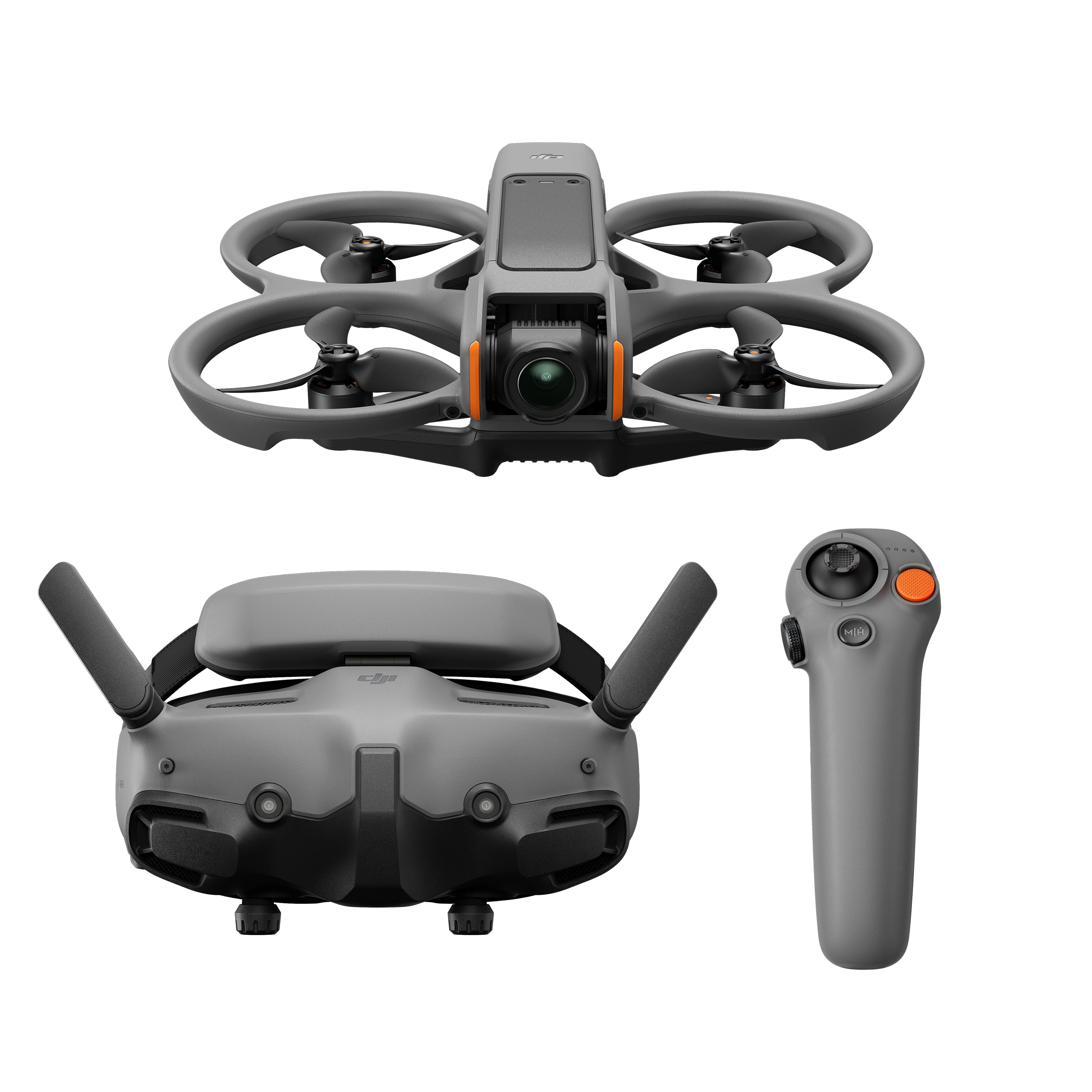 DJI - Avata 2 Fly More Combo + Goggles 3 & RC Motion 3 - 377 g - C1 Drone CP.FP.00000150.04