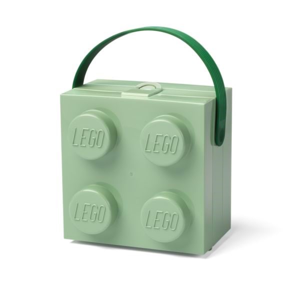 LEGO BOX W. HANDLE - SAND GREEN 40240005