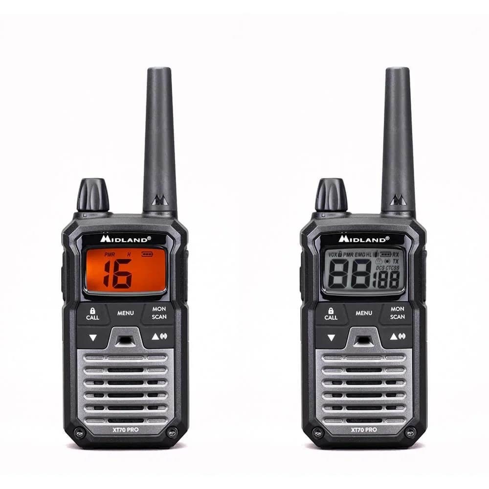 MIDLAND Walkie Talkie XT70 Pro Duo Black/Dark Grey Walkie Talkie C1465