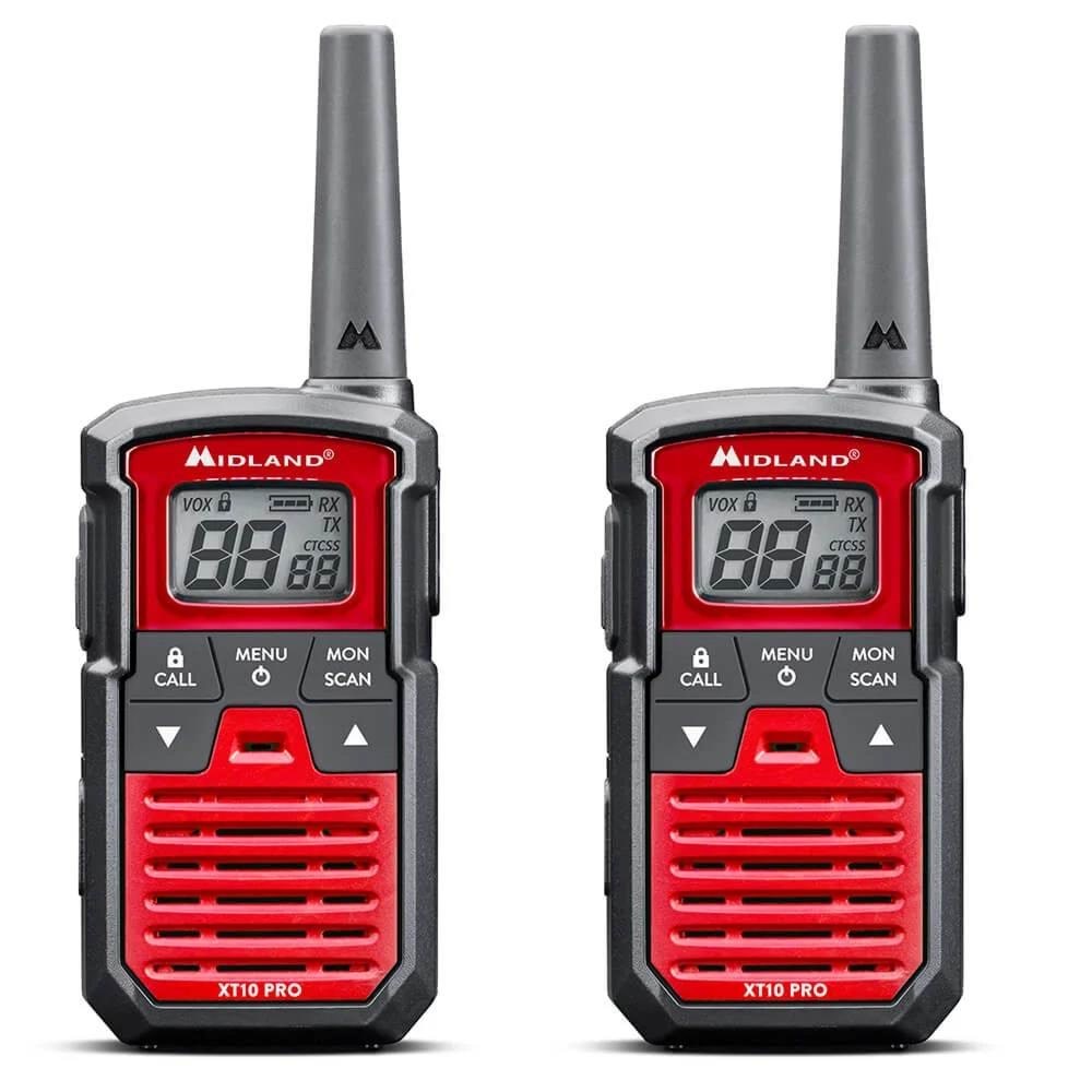 MIDLAND Walkie Talkie XT10 Pro Black/Red Walkie Talkie C1459
