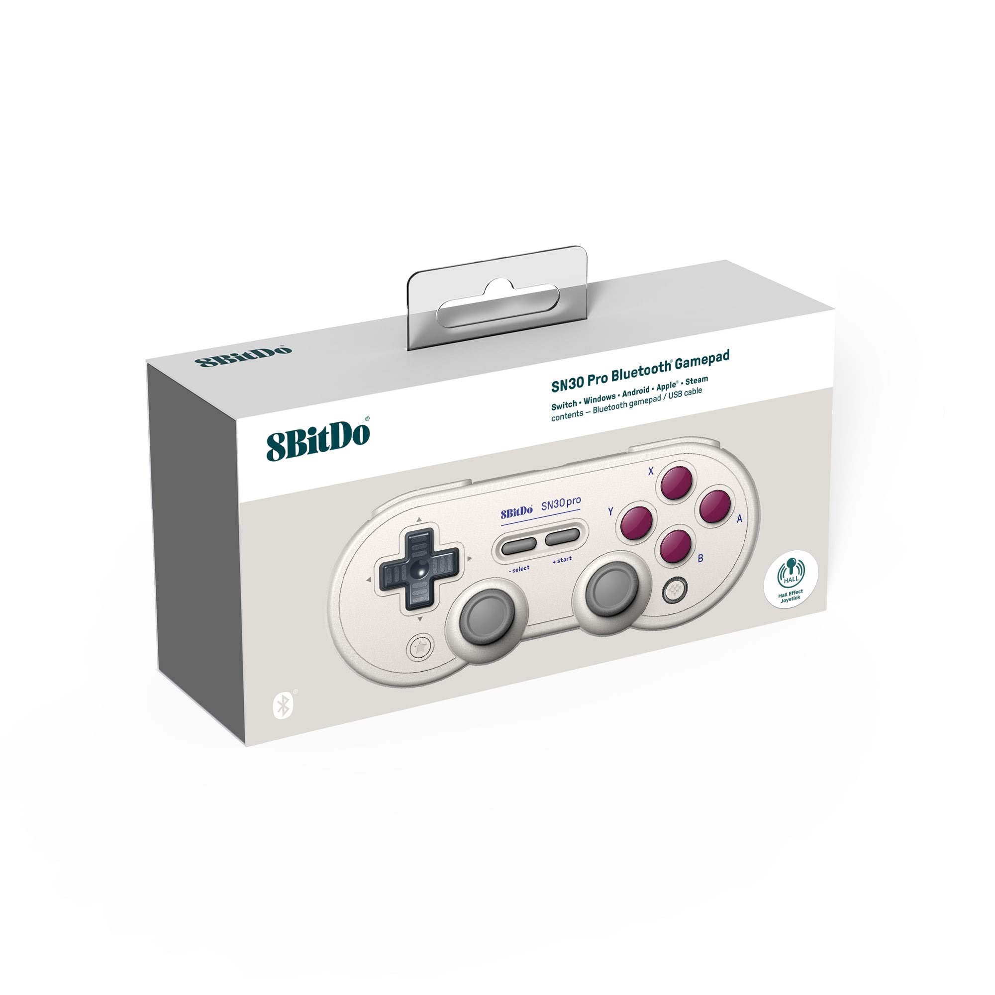 8BitDo SN30 Pro Bluetooth Controller (Hall Effect) - G Classic Edition - Wireless Controller - Android