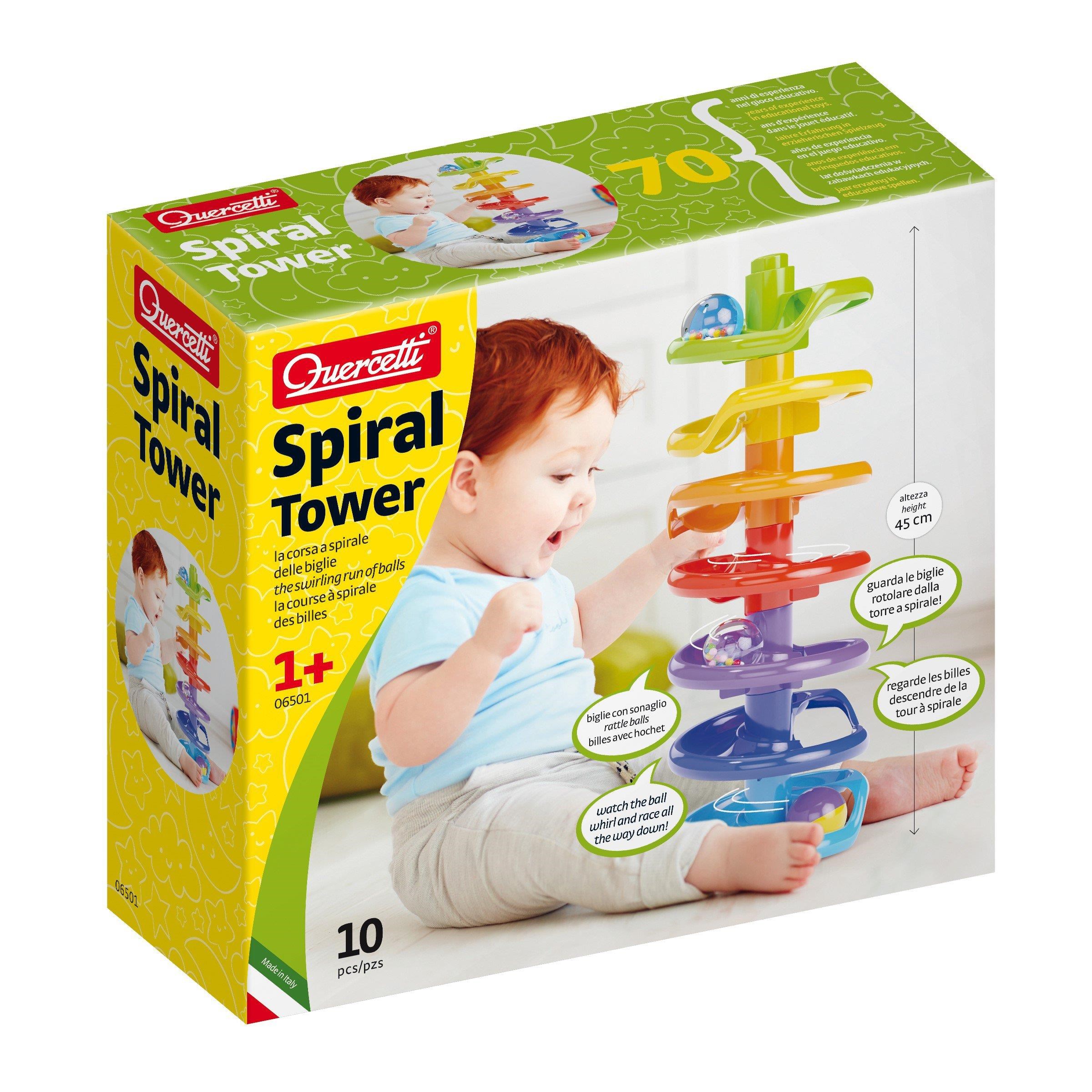 Quercetti Spiral Tower Babylegetøj QU-6501