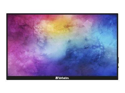 15" Verbatim PMT-15 - 1920x1080 (FHD) - IPS - Touchscreen Computerskærm Black 49592