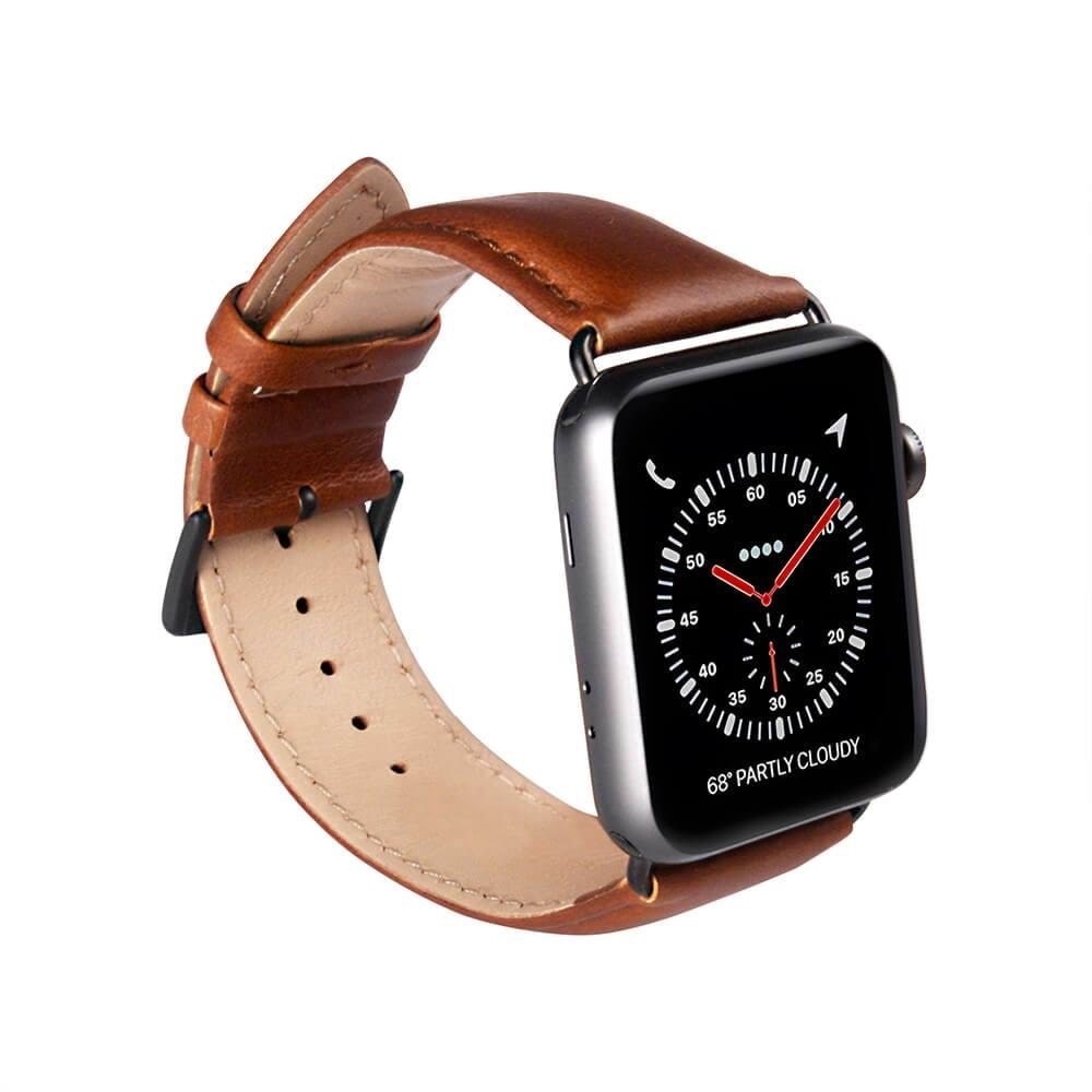 Buffalo Watch Band Brown Apple Watch 42/44/45mm Smartwatch Tilbehør 590063