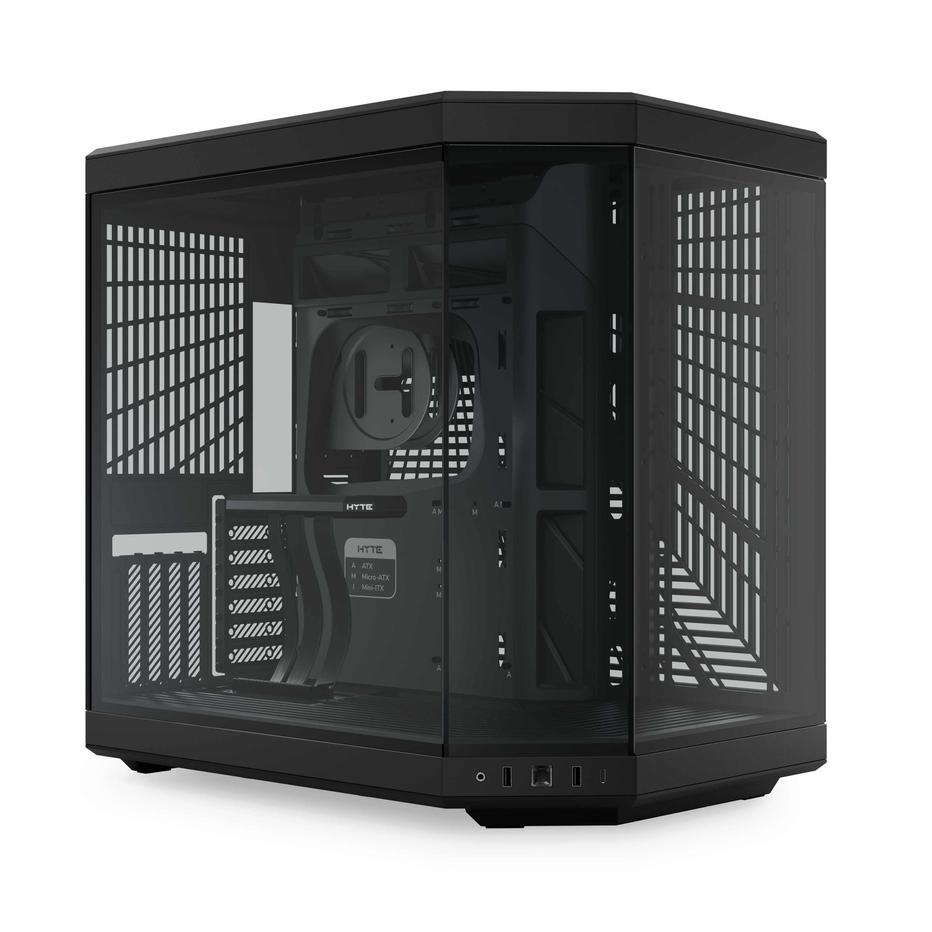 HYTE Y70 Black - Kabinet - Miditower - Sort Kabinet CS-HYTE-Y70-B