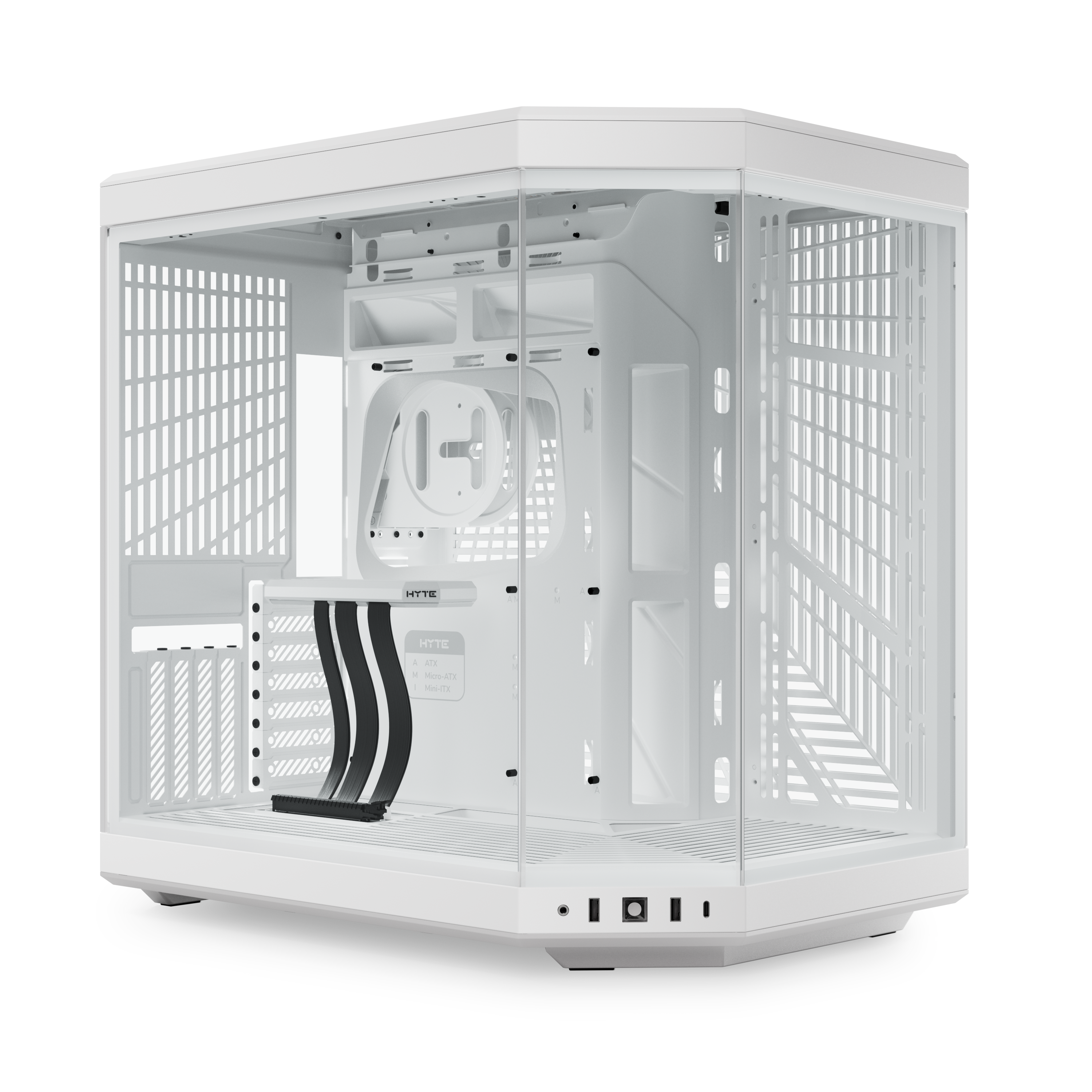 HYTE Y70 Snow White - Kabinet - Miditower - Hvid Kabinet CS-HYTE-Y70-WW