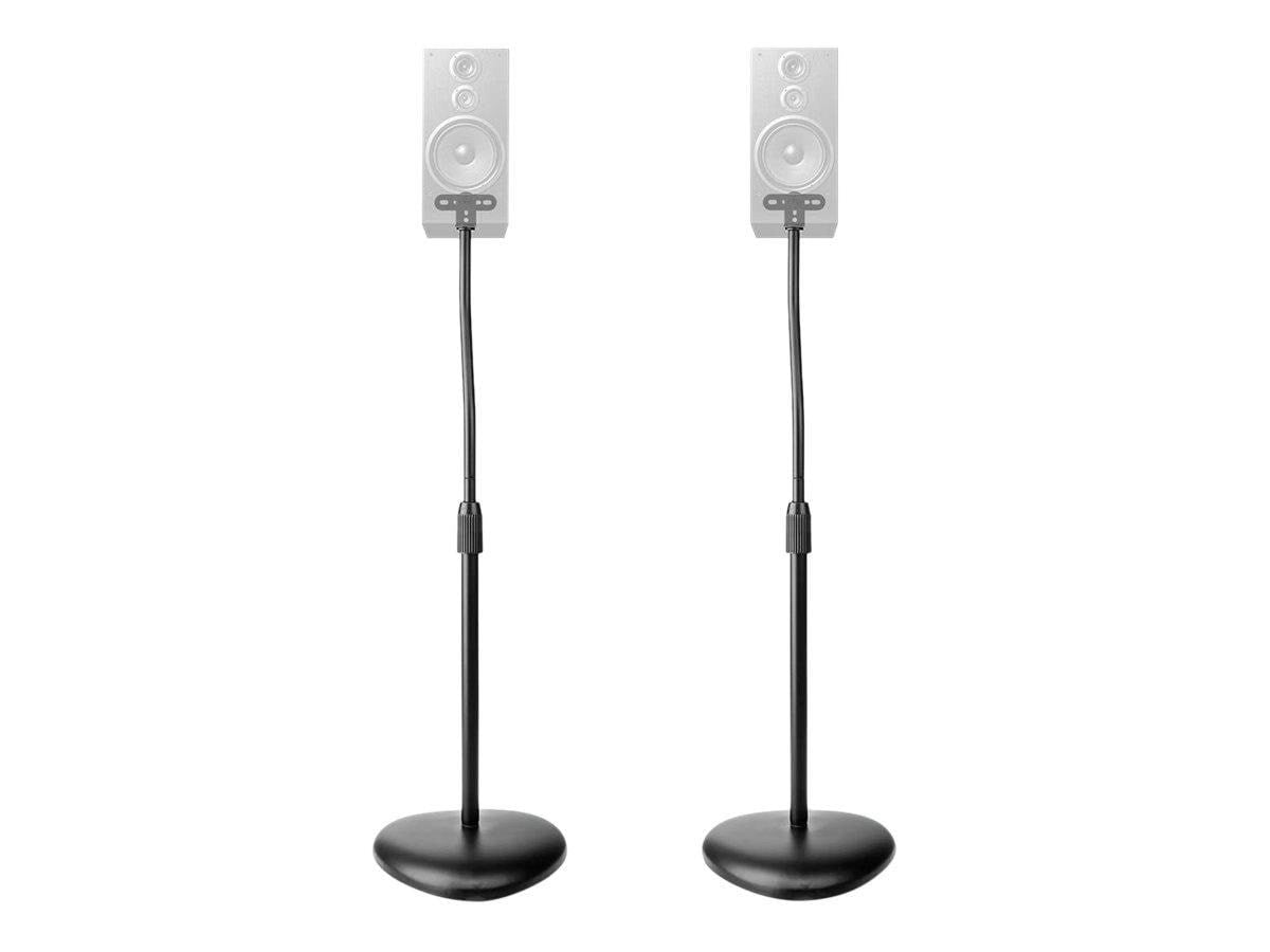 Nedis - stand - for speaker(s) - matte black - Maks 4.5 kg - Maks størrelse Tv Ophæng Sort SPMT2750BK