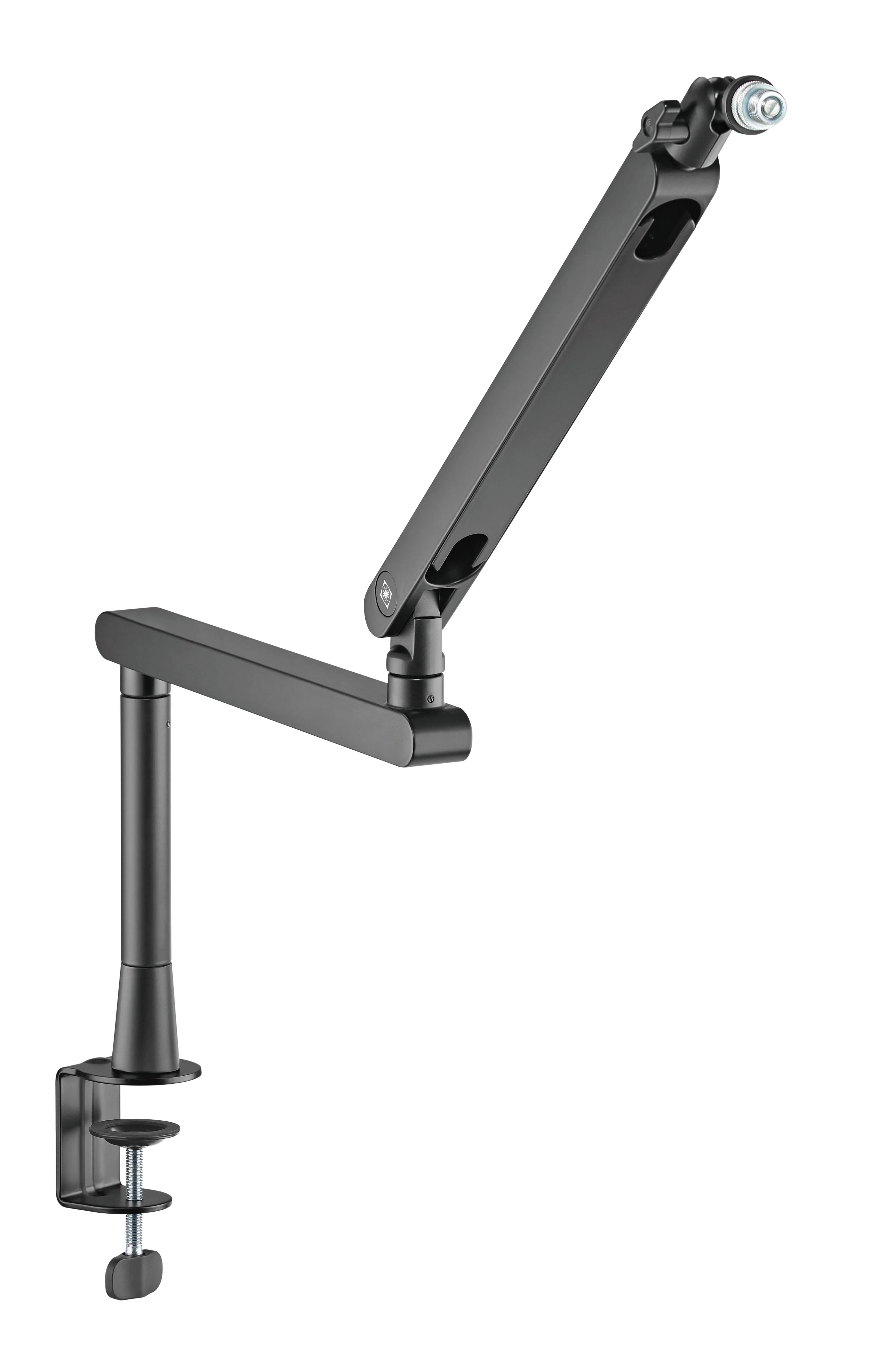 Deltaco GAMING Low-Profile Streaming Microphone arm with riser height extension adapter Black