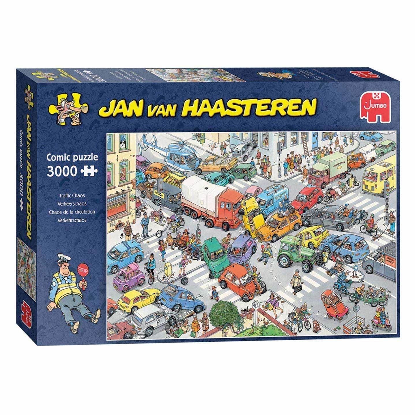 Jan van Haasteren Traffic Chaos(3000) Puslespil 707-20074