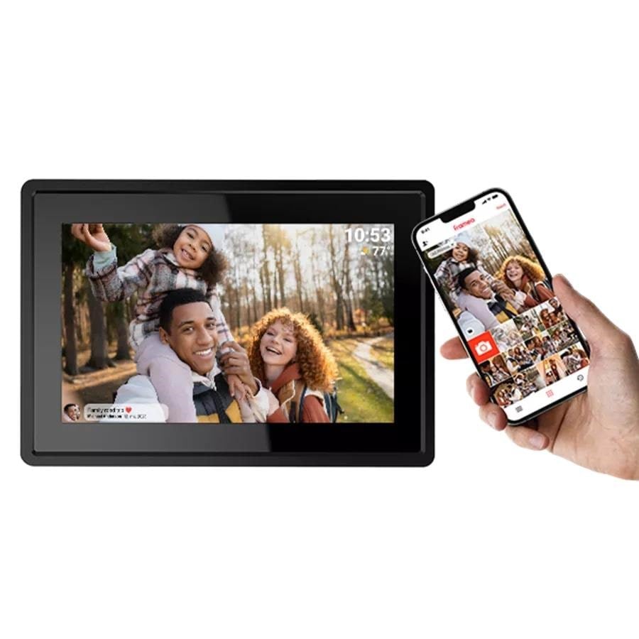 DENVER FRAMEO PFF-725B - Black Digital Fotoramme