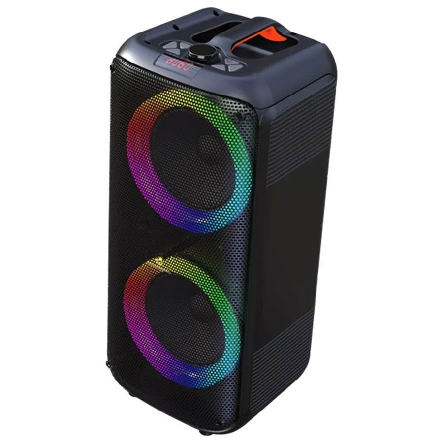DENVER BPS-354 - Portable Party Speaker - 200W - Bluetooth Baerbare Fest Hoejtalere Sort