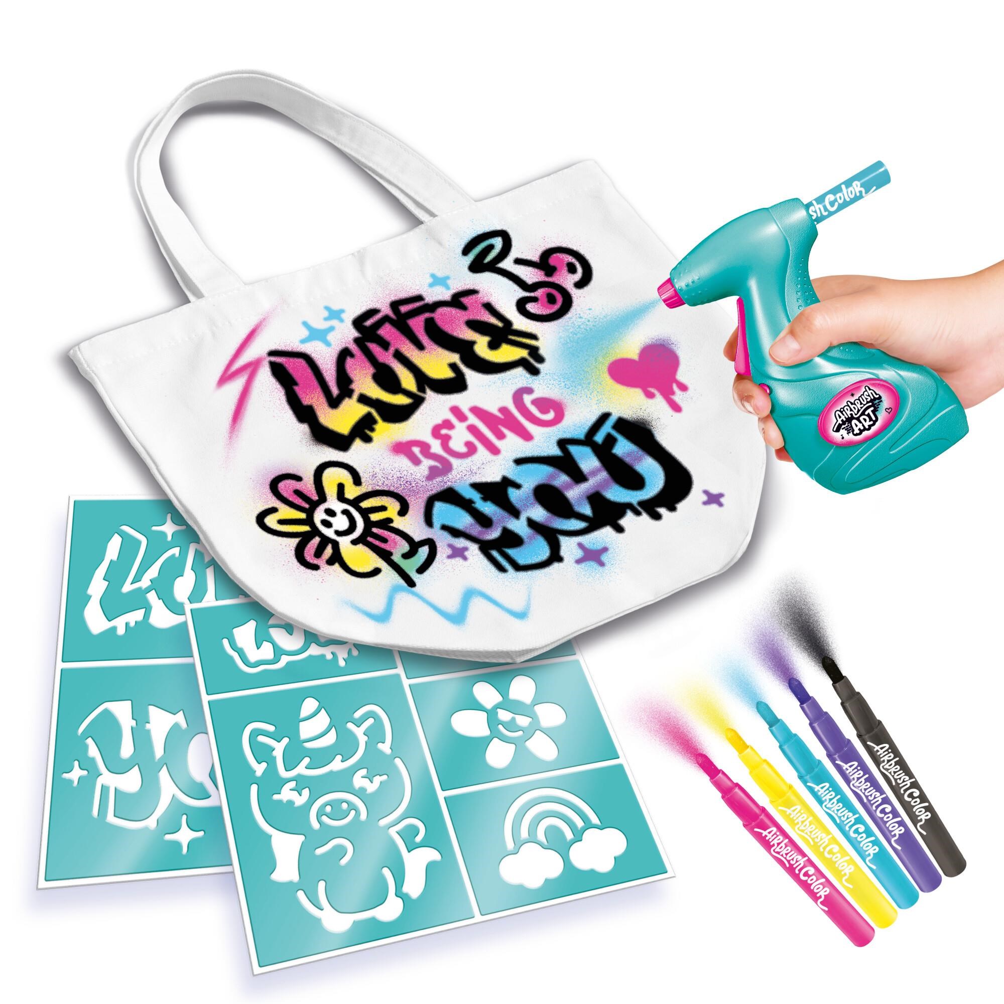Airbrush Plush Airbrush Art Fashion Design Kit Dukker Og Bamser 1016