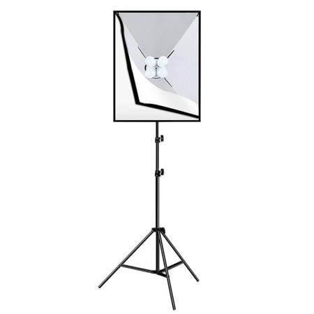 Puluz Studio set softbox 50x70cm tripod LED bulb 4 pcs PU5071EU Kamera Tilbehør