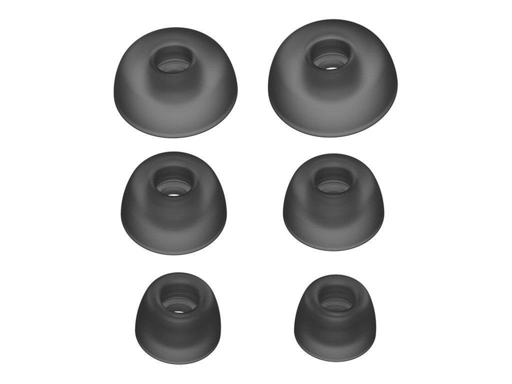 Jabra Ear Gel pack - ear tips kit for earphones Kabel Organisering Sort 100-62974000-00