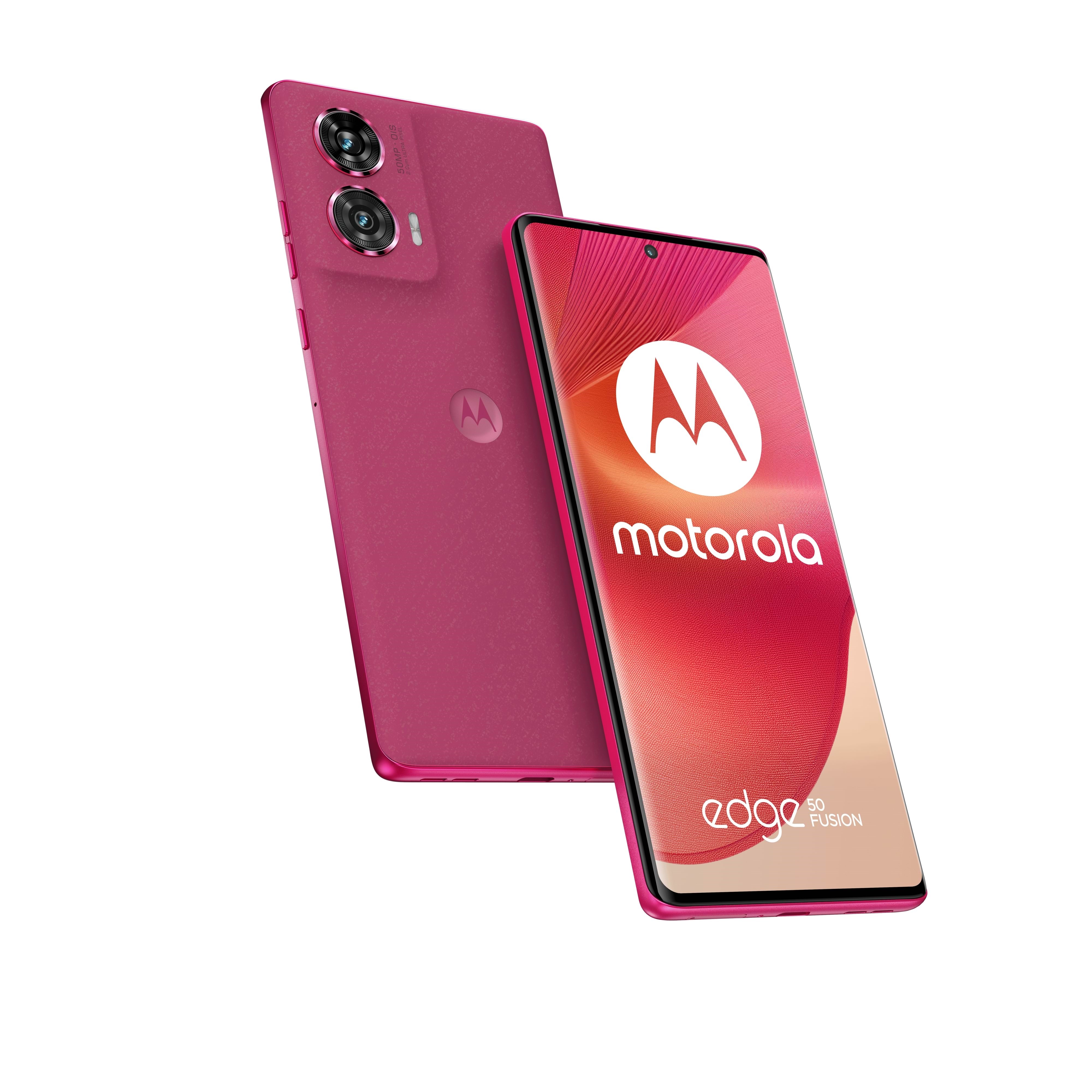 Motorola Edge 50 Fusion 256GB/12GB - Hot Pink Mobiltelefon PB3T0031SE
