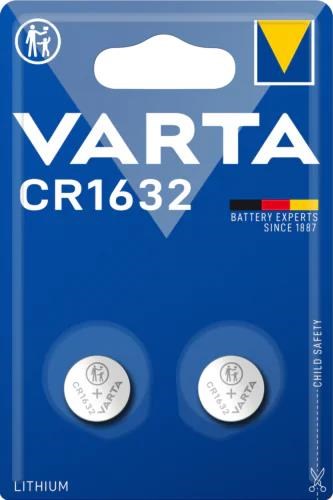 VARTA CR1632 Lithium Coin 2 Pack (B) Batteri 6632101402