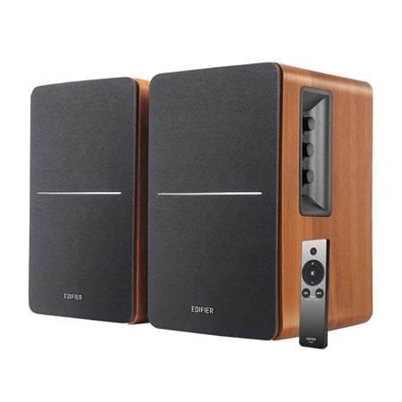 Edifier R1280Ts - 2.0 4" Active Bookshelf Speakers - 42W - Brown Hifi Højttaler Brun R1280TS Brown