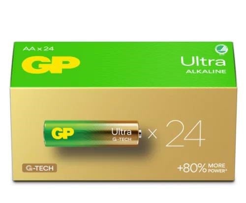 GP Battery Ultra Alkaline AA/LR06 24-pack Batteri 151445