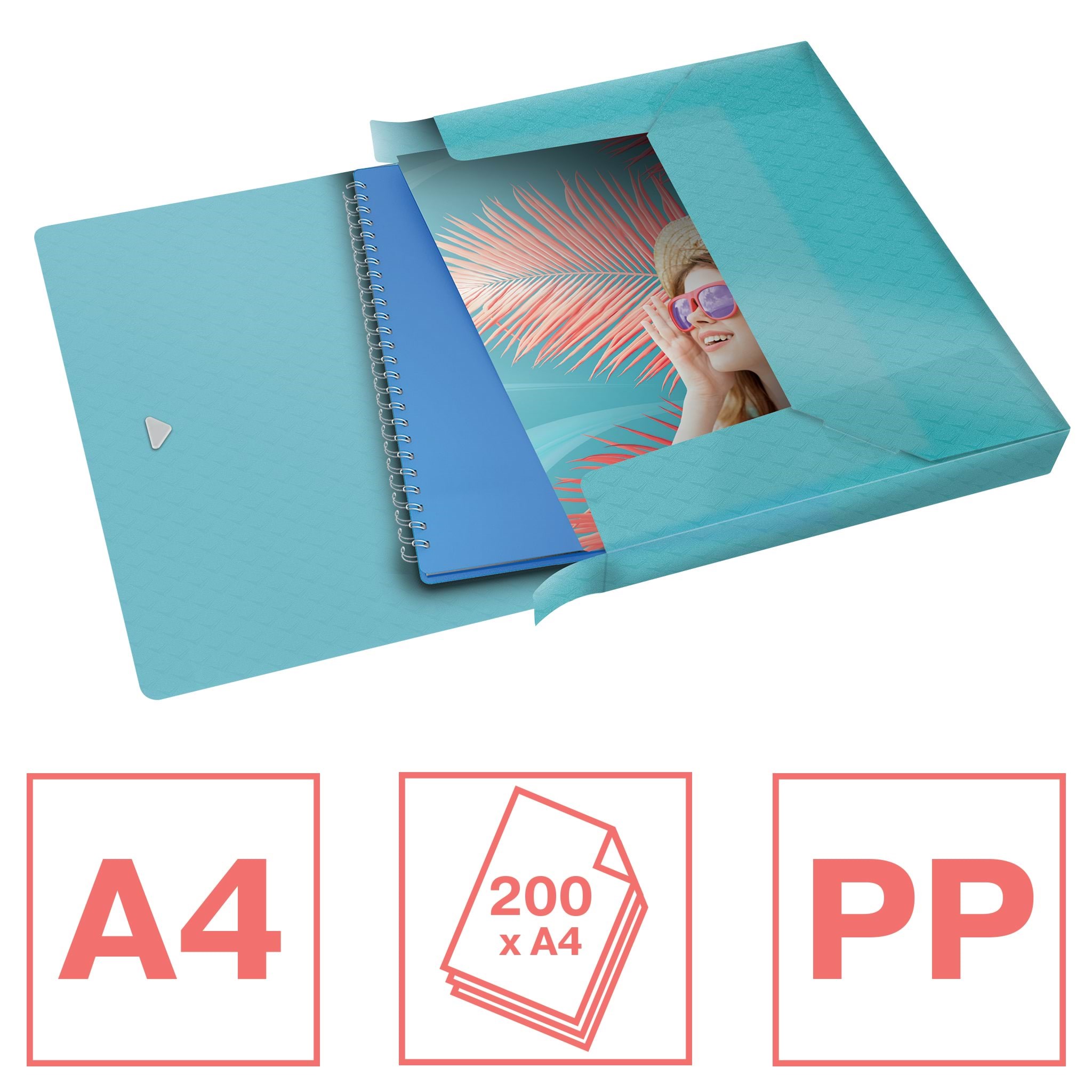 Esselte Colour'Breeze arkivæske PP Blå Opbevaringskasse 626259