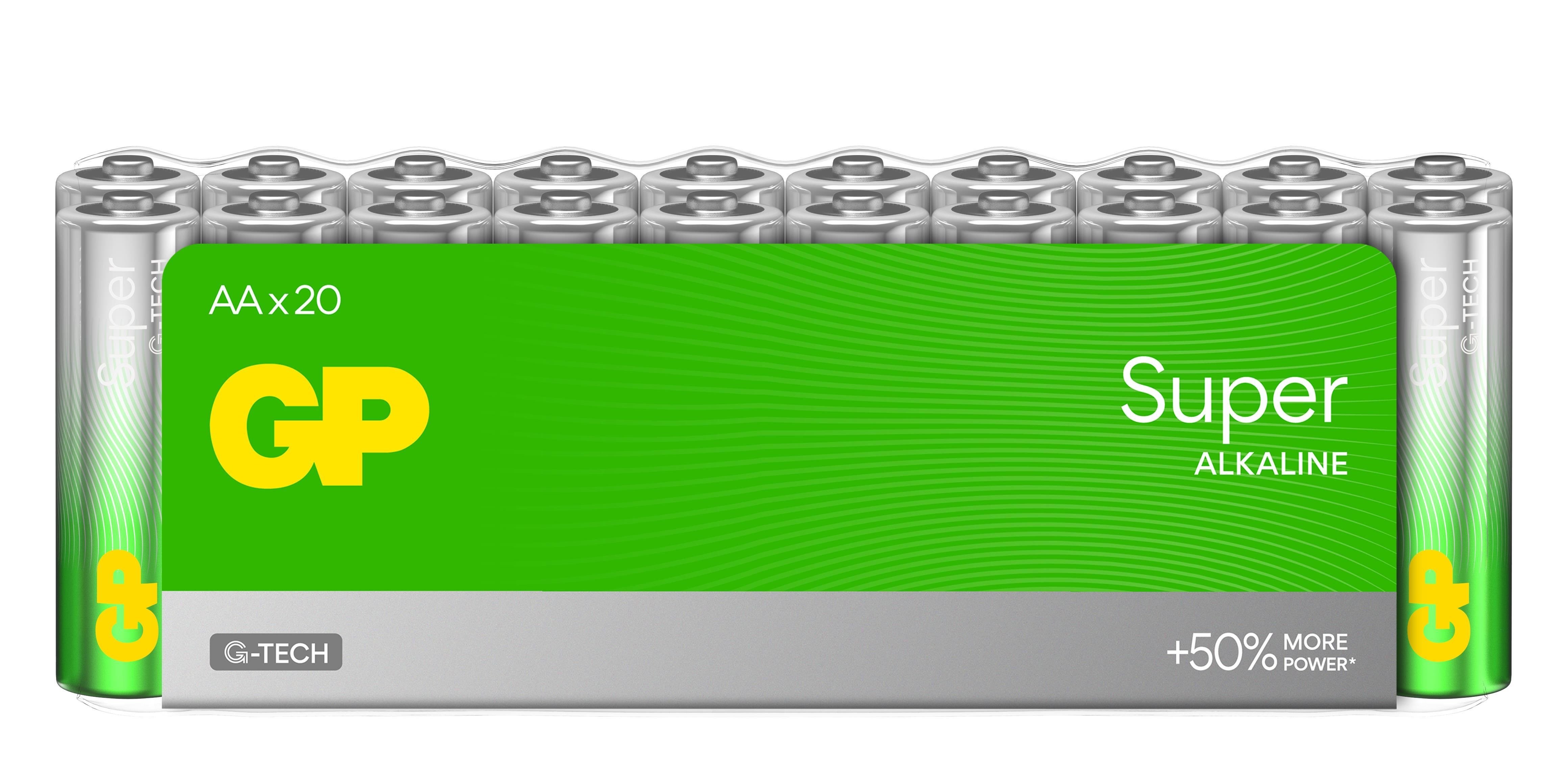 GP Battery Super Alkaline AA/LR6 20-pack Batteri 151439