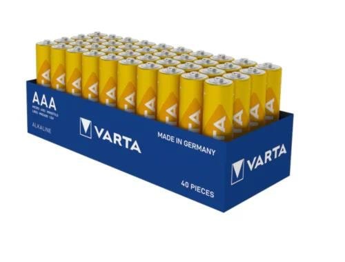 VARTA Longlife AAA Foil 40-pack Batteri 4103101394