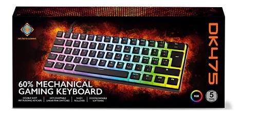 Deltaco GAMING DK475 Mechanical Keyboard - Gaming Tastatur - Sort Tastatur GAM-075V2