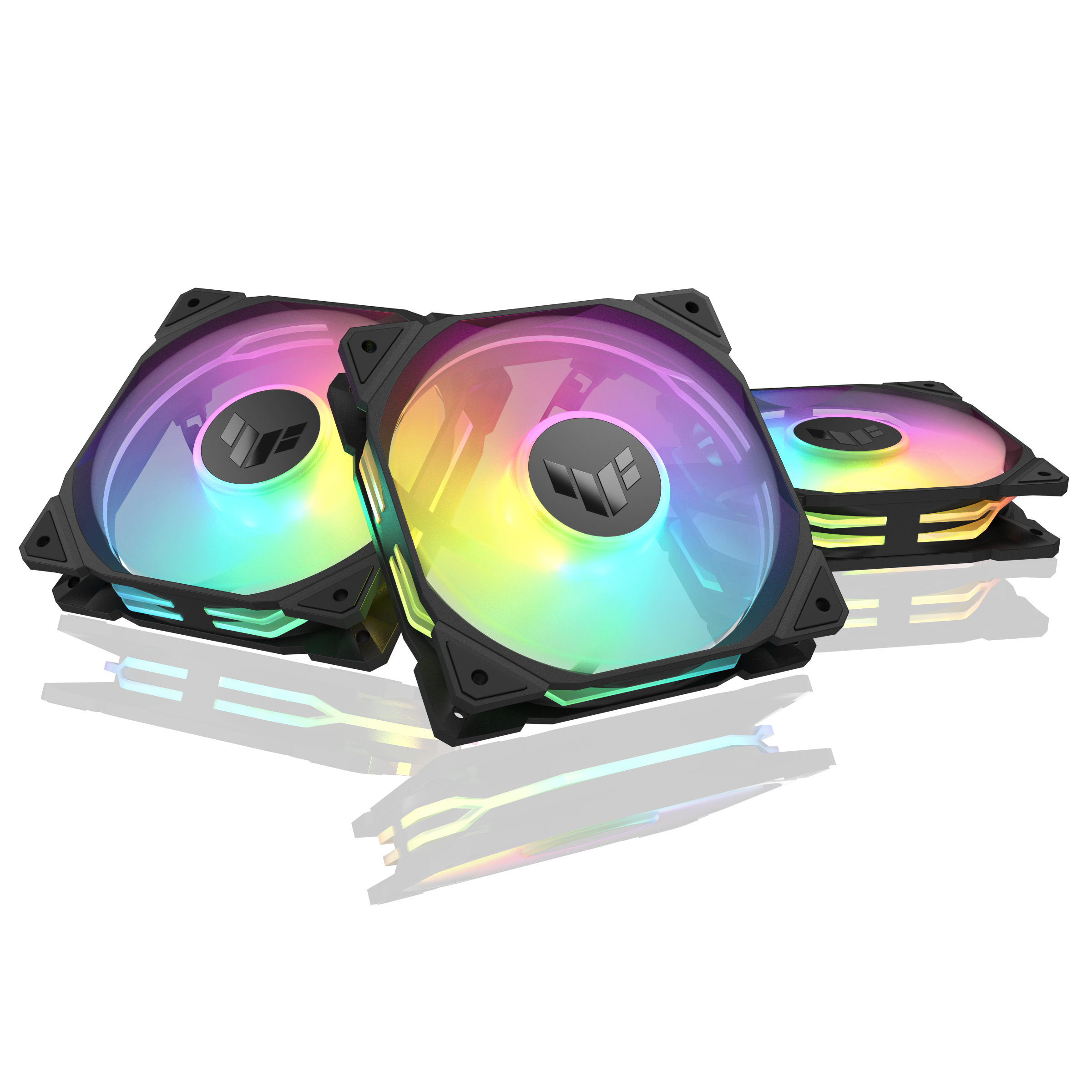 ASUS TUF GAMING TR120 REVERSE 3-pack - Kabinet køler - 120mm - Sort - 29 dBA Kabinetkøler 90DA00D0-B09020