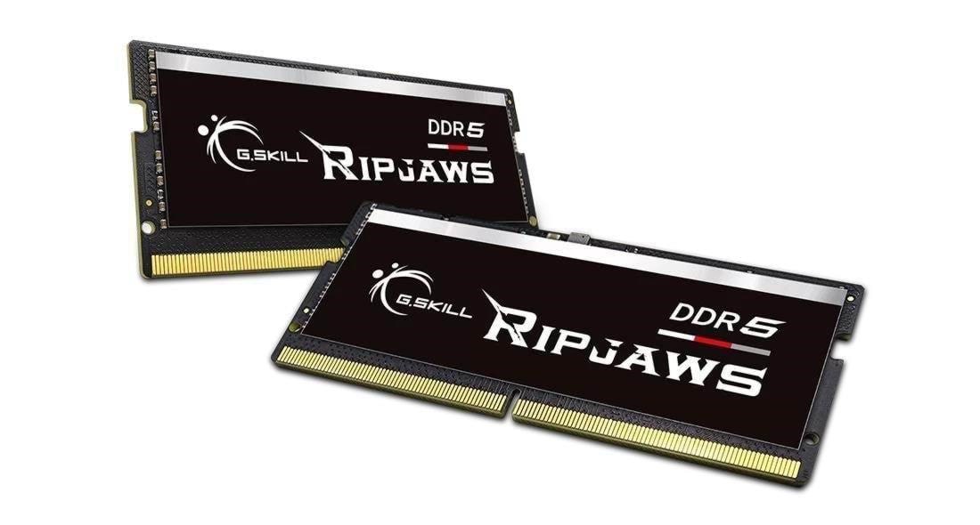 G.Skill Ripjaws SODIMM DDR5-5600 - 32GB - CL40 - Dual Channel (2 pcs) - Intel XMP - Sort