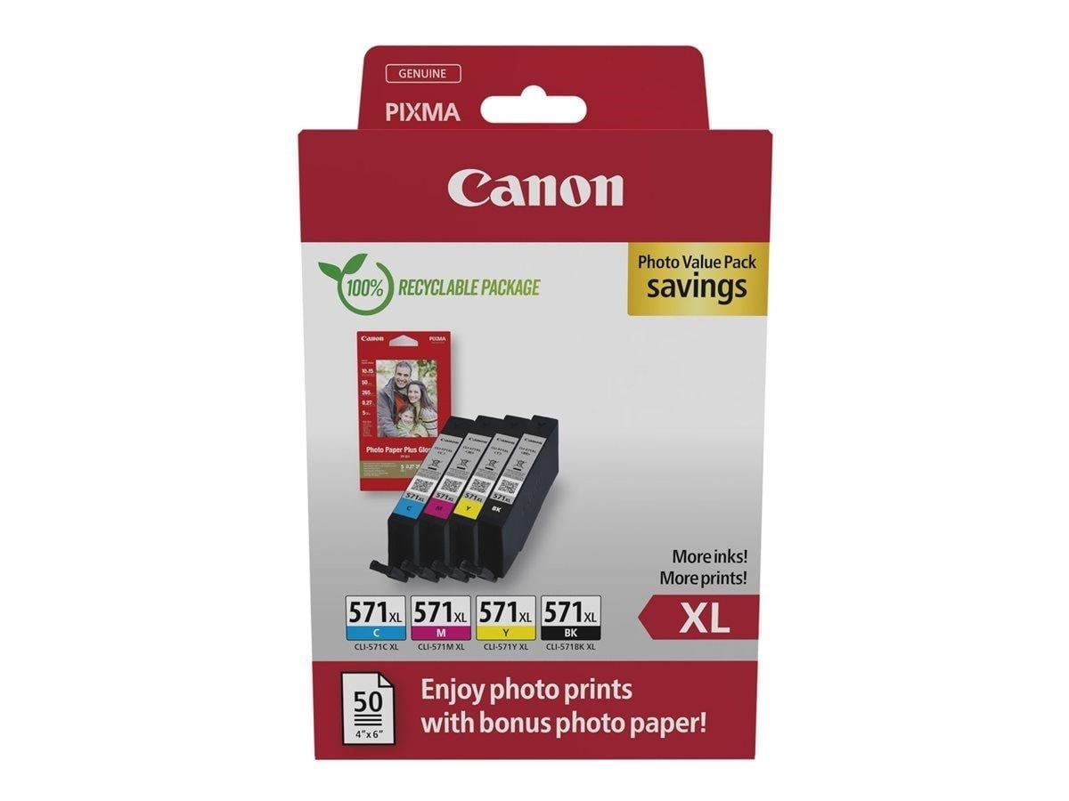 Canon CLI-571XL / 0332C006 C/M/Y/BK High Fotopapir