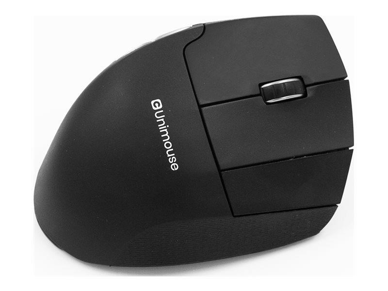 Contour Unimouse - vertical mouse - Vertical mouse - 7 knapper - Sort Mus CDUMBK11001